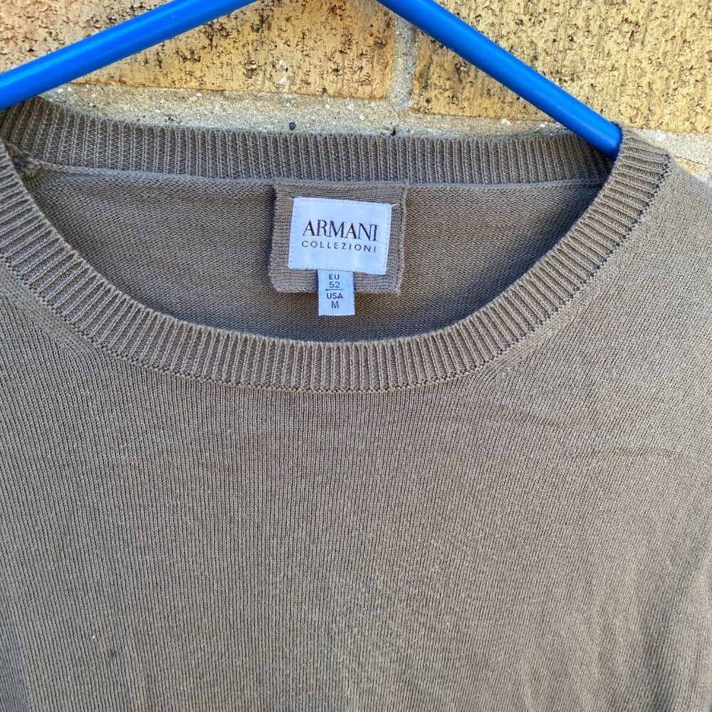 Armani Vintage Armani Wool Blend Hummingbird Sweater Medium Gray Size US M / EU 48-50 / 2 - 6 Thumbnail