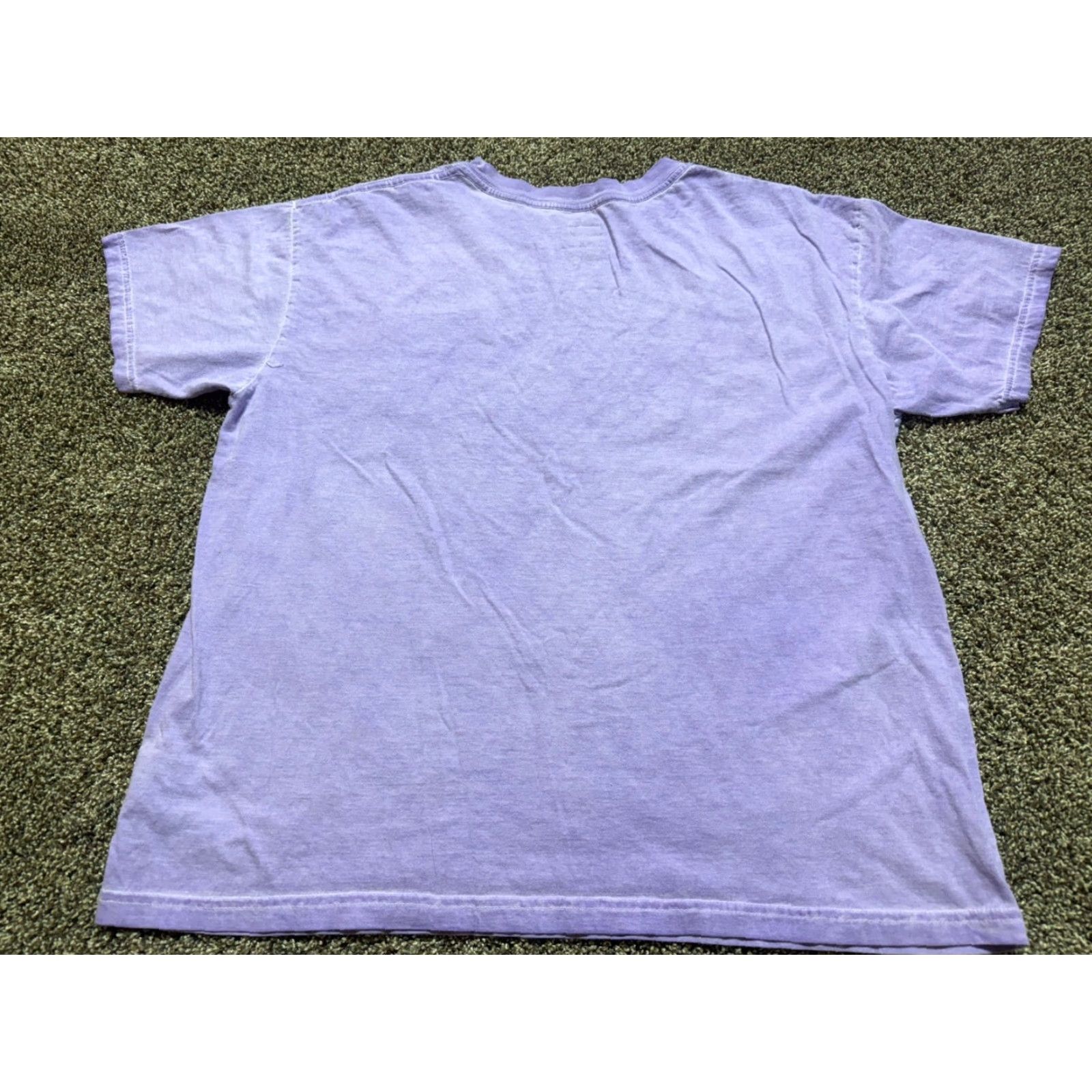 Vintage Tom & Jerry Mens Shirt T-Shirt Size L Purple Short Sleeve Crew Neck Cotton Size US L / EU 52-54 / 3 - 2 Thumbnail
