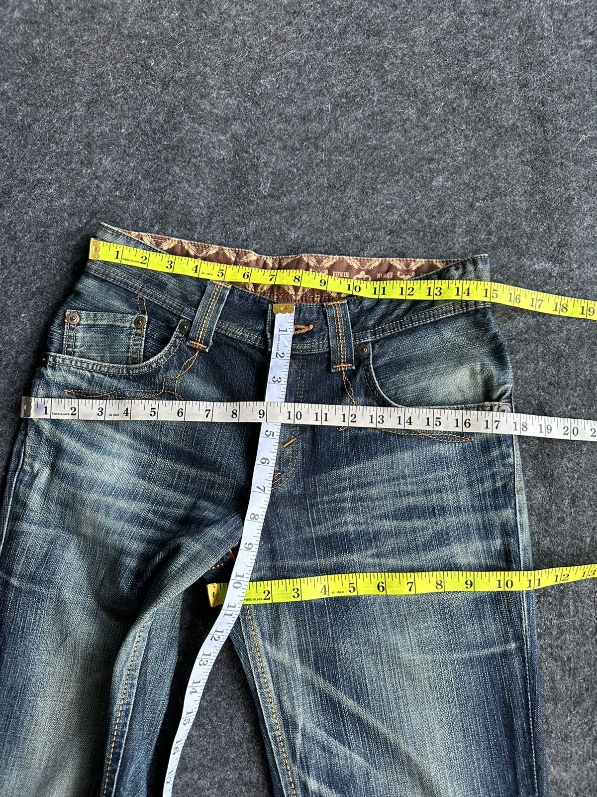 If Six Was Nine Edwin Exclusive Vintage Flare Bulls Head Denim W28 D386 Size US 28 / EU 44 - 9 Thumbnail
