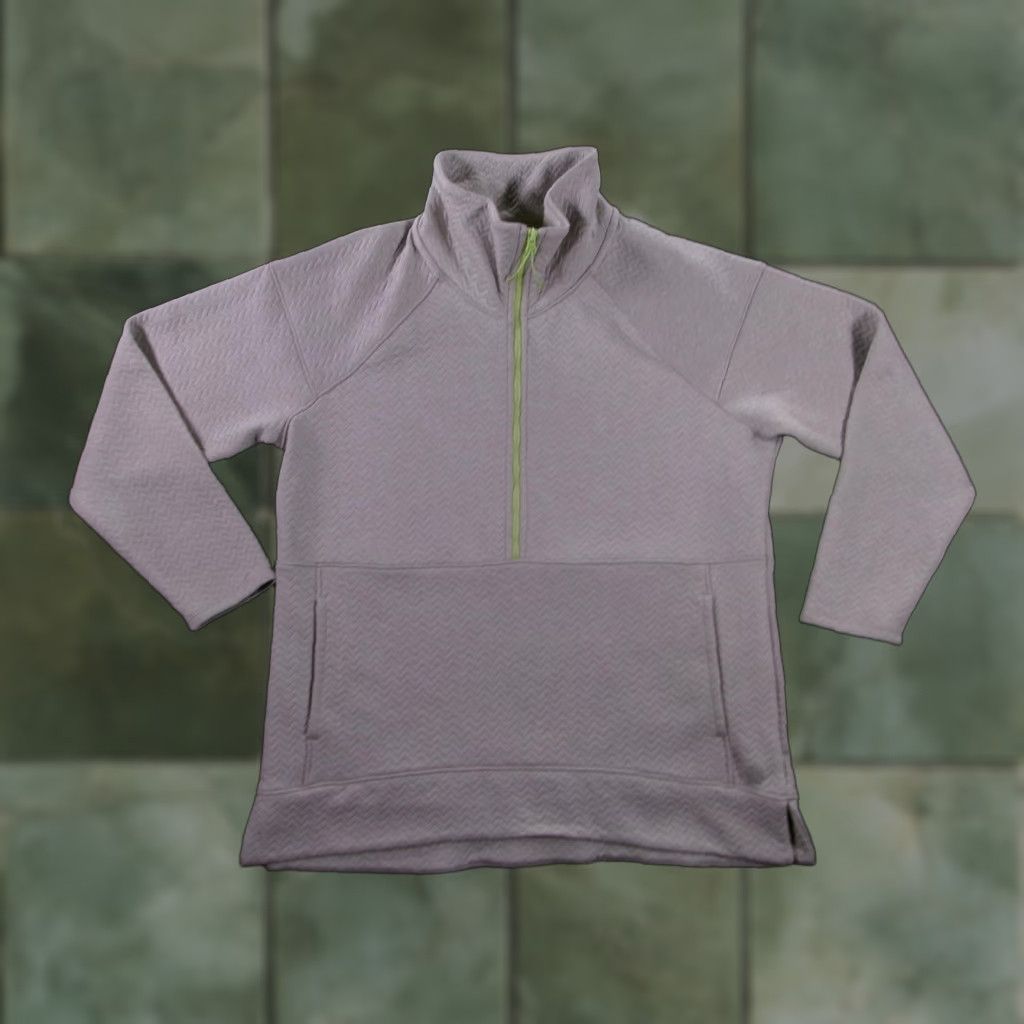 Vintage LL Bean Sweatshirt Women Medium Petite Flex Forward Quilted Half Zip Pullover Size M / US 6-8 / IT 42-44 - 1 Thumbnail