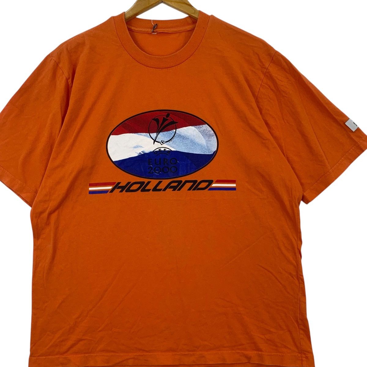 Adidas Vintage ADIDAS x HOLLAND EURO 2000 Semi Finalist Tee Size US L / EU 52-54 / 3 - 3 Thumbnail