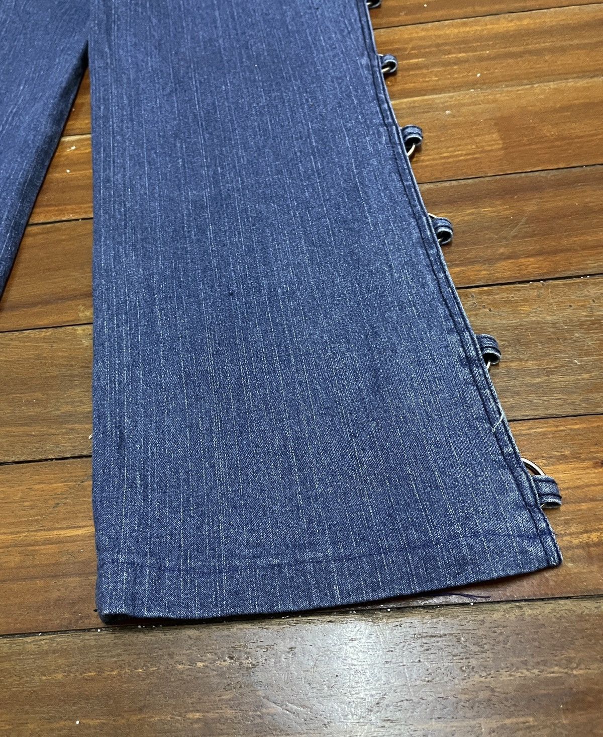 If Six Was Nine × Japanese Brand × Vintage Rare Design Vintage Brand John Barer Hollow Ring Jeans 2000s Size US 32 / EU 48 - 8 Thumbnail