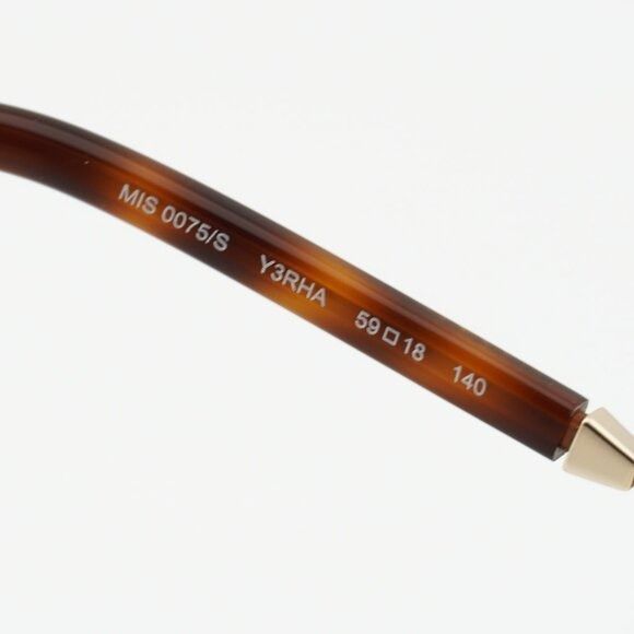 Missoni Missoni MIS 0075/S 0Y3R HA Sunglasses Gold/Ivory Geometric Size ONE SIZE - 3 Thumbnail