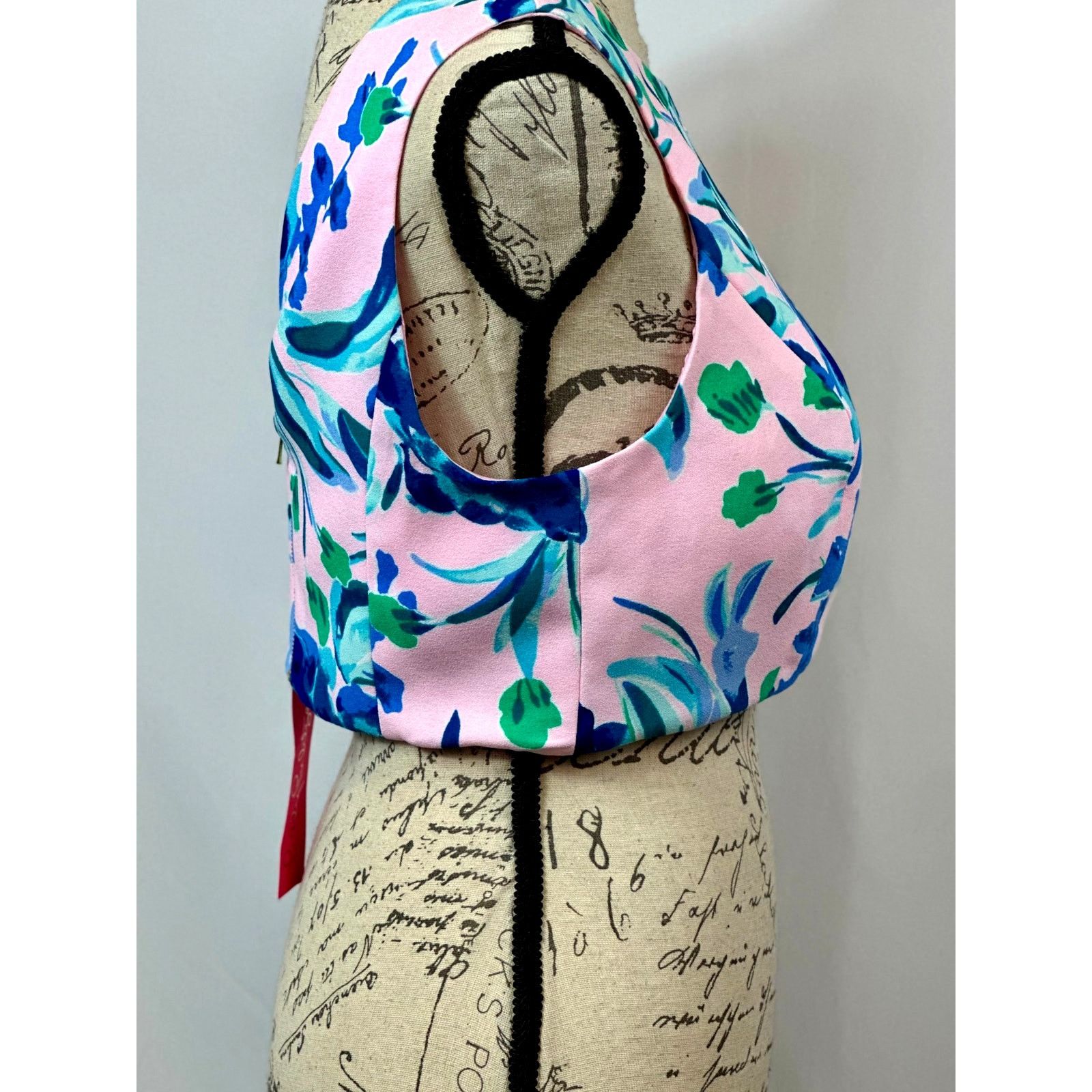 Lilly Pulitzer Lilly Pulitzer Jemma Crop Top Floral Print Sleeveless 4 Size S / US 4 / IT 40 - 9 Thumbnail