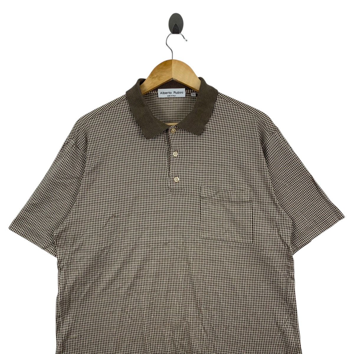 Alberto × Vintage Vintage ALBERTO RUBINI Made In Italy Italian Polos T-Shirt Size US L / EU 52-54 / 3 - 2 Thumbnail