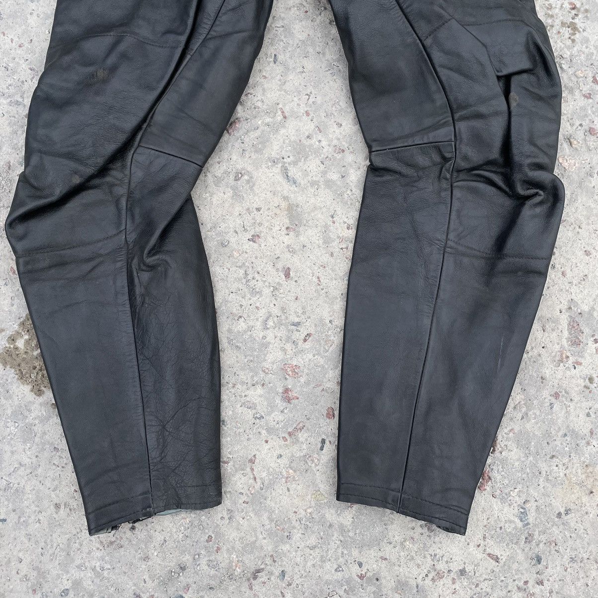Other Vintage Moto Leather Pants 31-32 Size Y2K 90s USA style Size US 31 - 3 Thumbnail