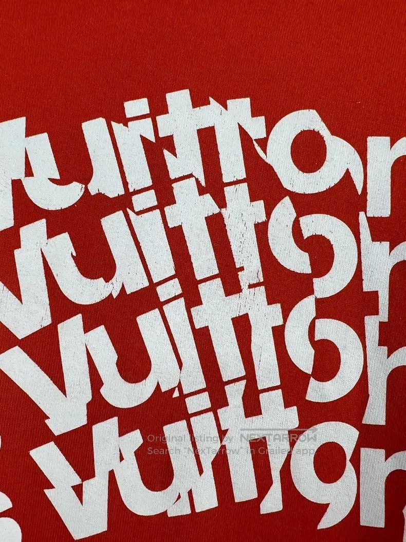 Louis Vuitton Louis Vuitton Orange wave bullet screen logo knitted short Size US M / EU 48-50 / 2 - 6 Thumbnail