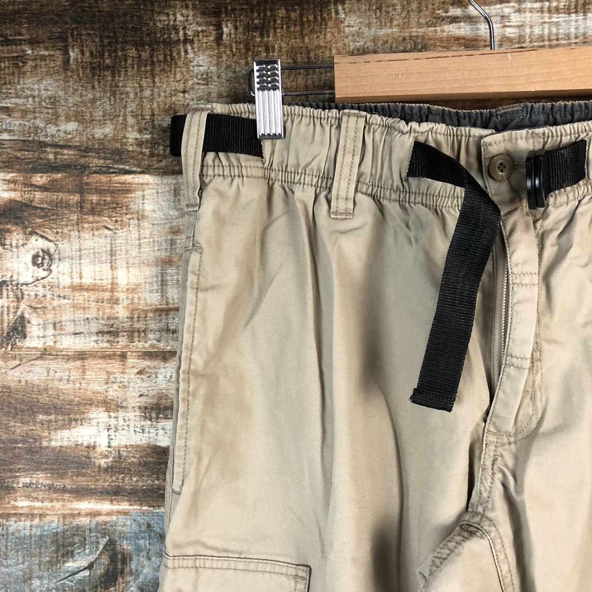 Japanese Brand Anti Label Brown Cargo Multipocket Pants #A2422 Size US 31 - 7 Thumbnail