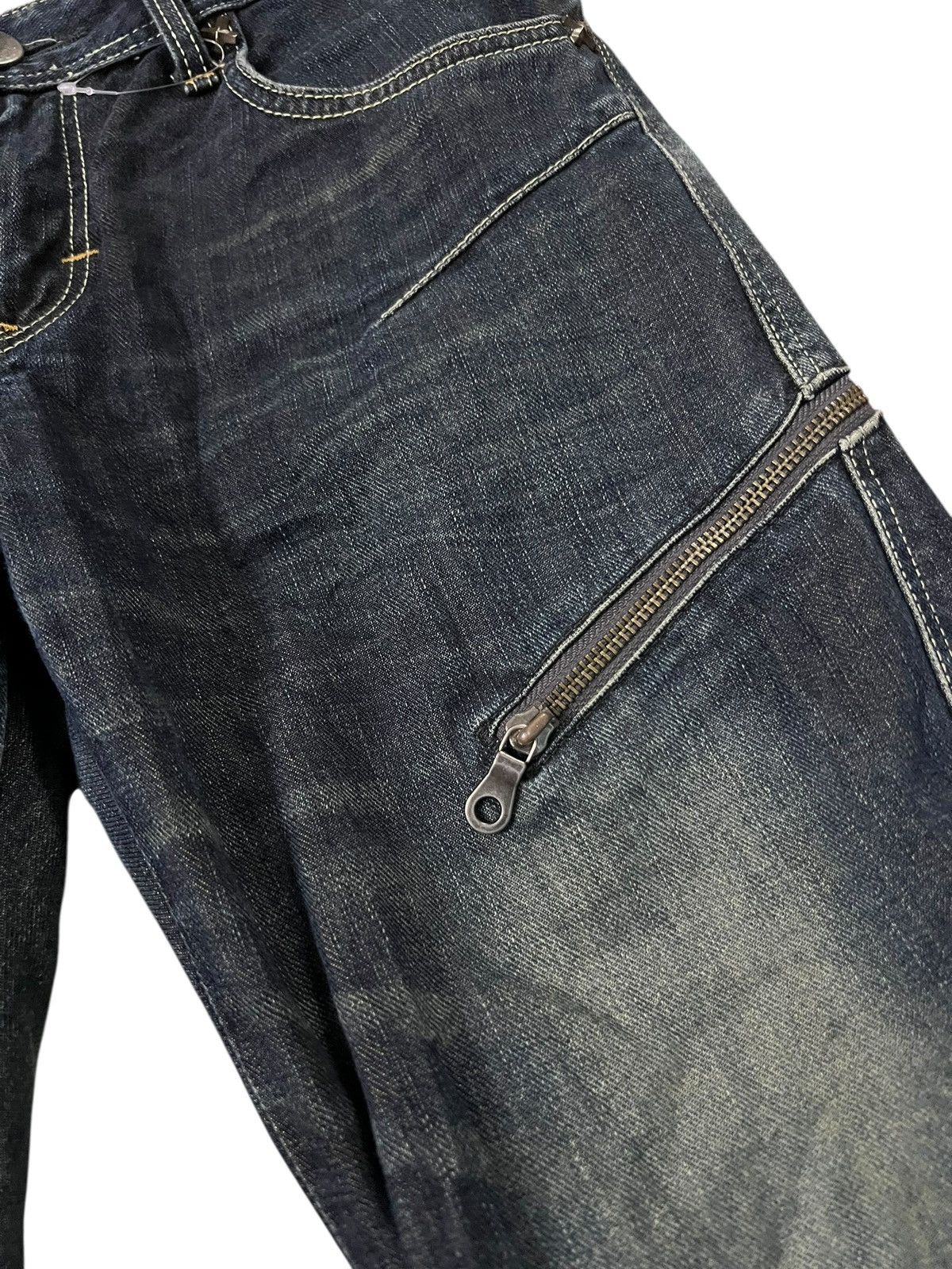 If Six Was Nine Lee Cowboy Backle Back Jean Size US 30 / EU 46 - 9 Thumbnail