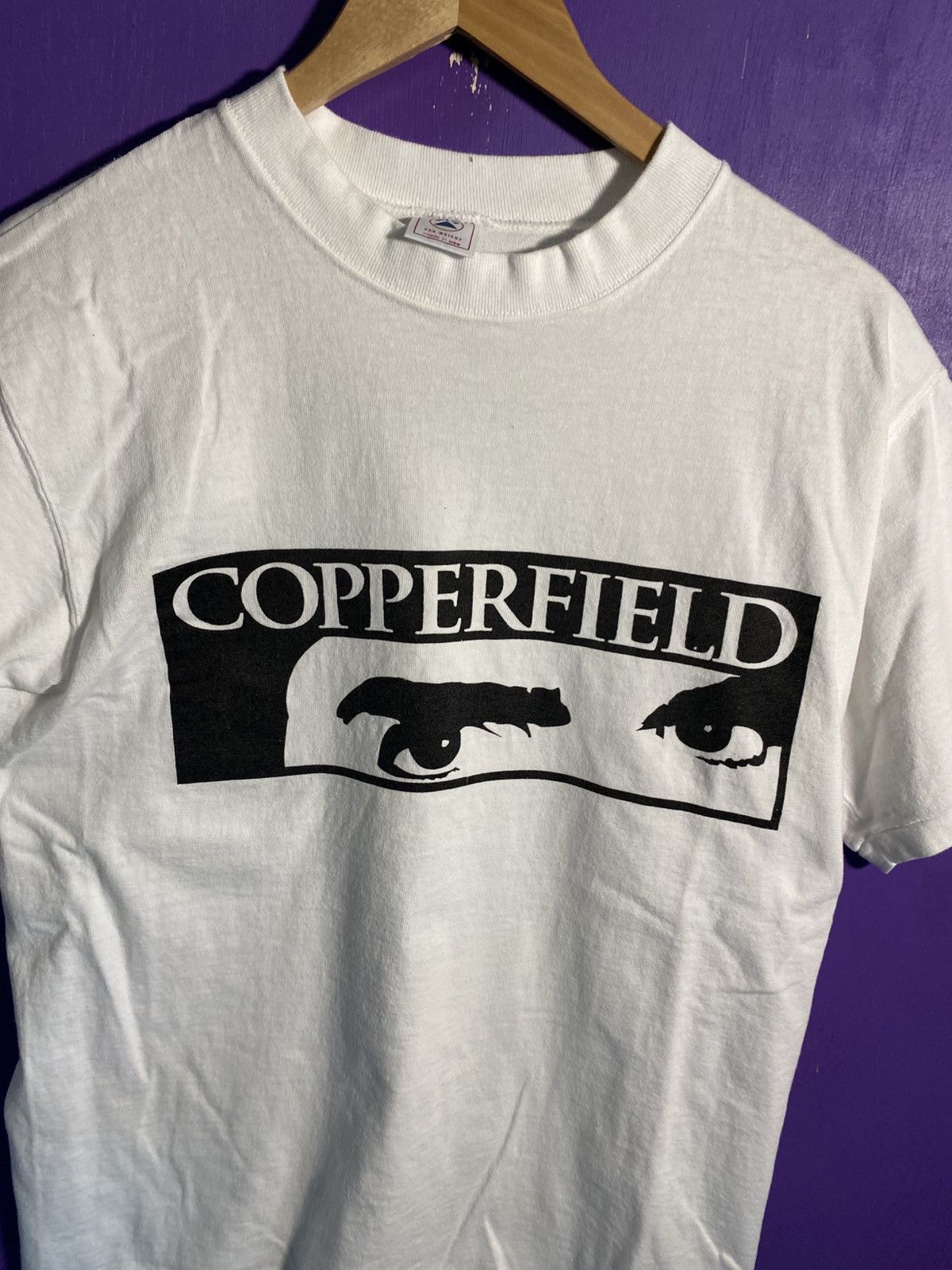 Other Vintage 90s David Copperfield eyes t-shirt Size US M / EU 48-50 / 2 - 3 Thumbnail
