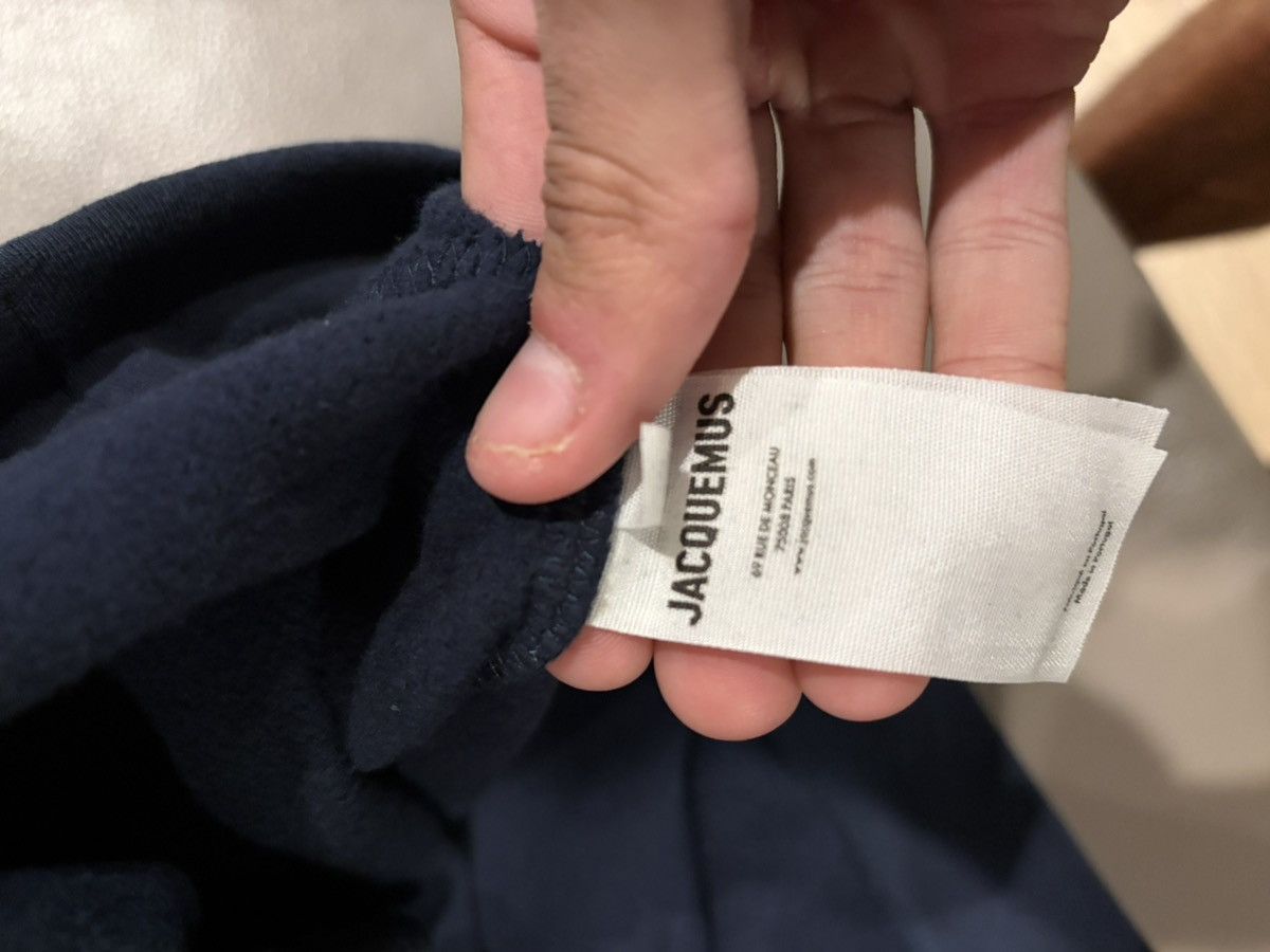Jacquemus Jacquemus Navy Le Raphia 'Le Sweatshirt Fio' Sweatshirt Size US M / EU 48-50 / 2 - 8 Thumbnail