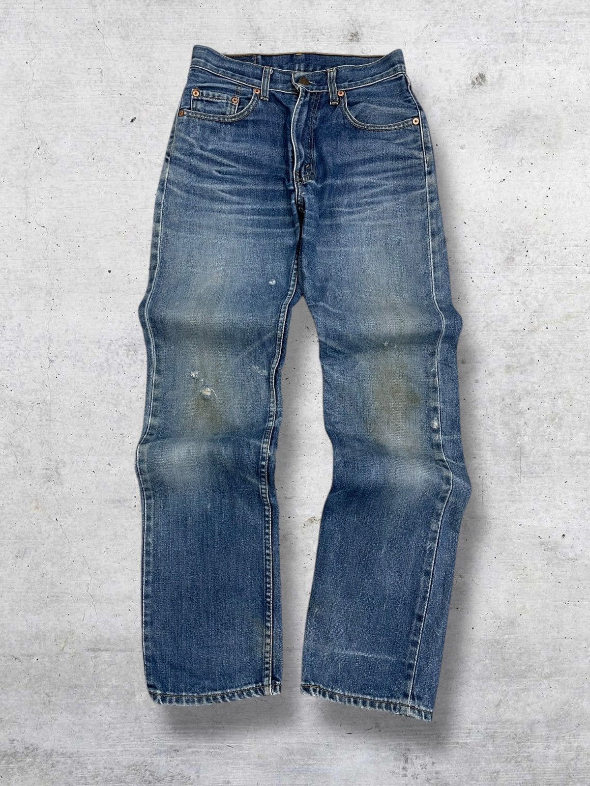 Levi's Vintage Clothing VINTAGE 501 LEVIS USA DESIGNER 90S OG OLD RIPPED MUD DENIM Size US 26 / EU 42 - 1 Thumbnail