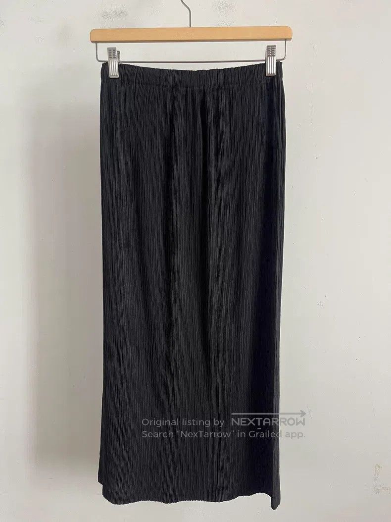 Issey Miyake Issey Miyake size:1 Pin-Tuck Midi Skirt Size 22" - 2 Thumbnail