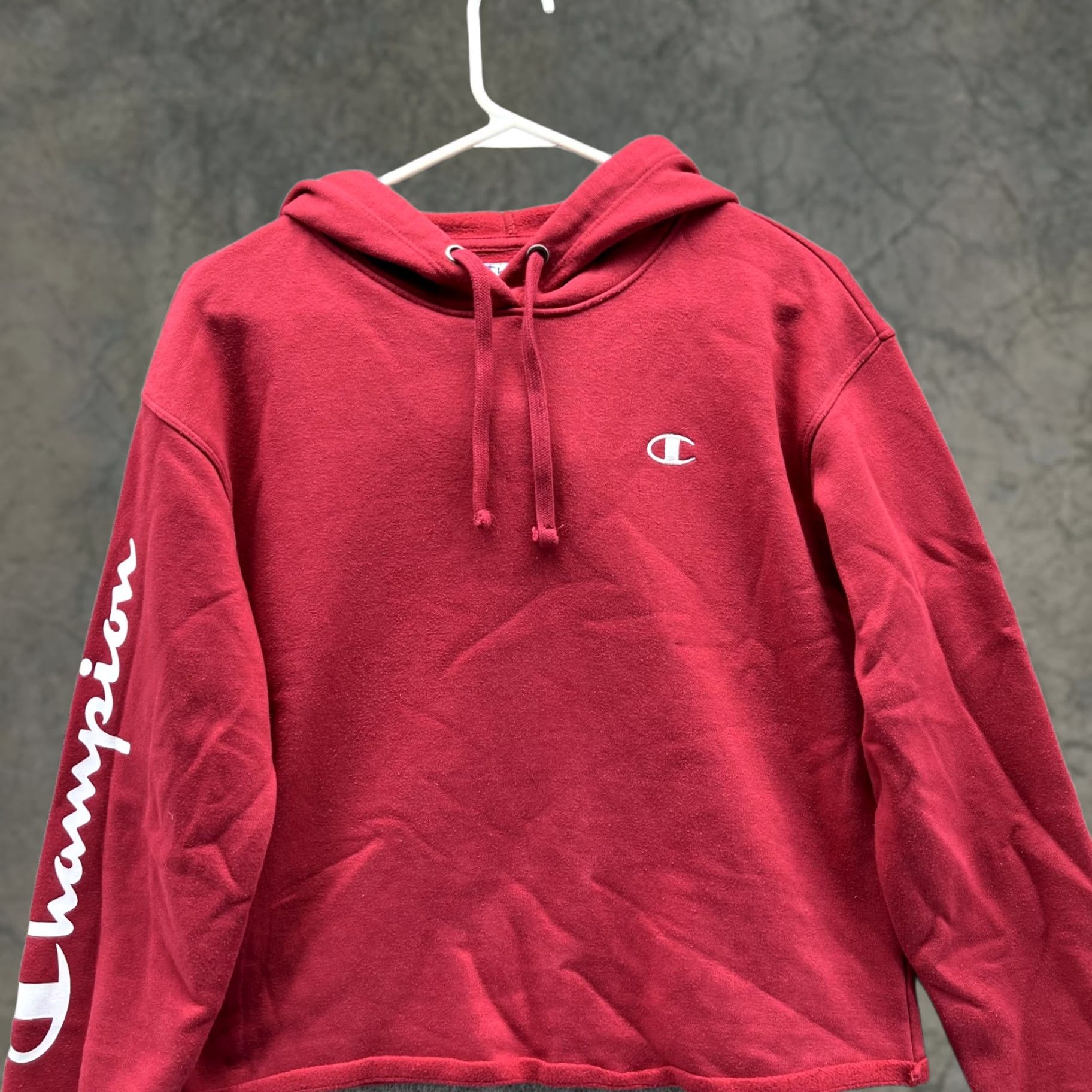 Champion Champion Sweater Women Medium Hoodie Pullover Red Vintage No Size M / US 6-8 / IT 42-44 - 1 Thumbnail