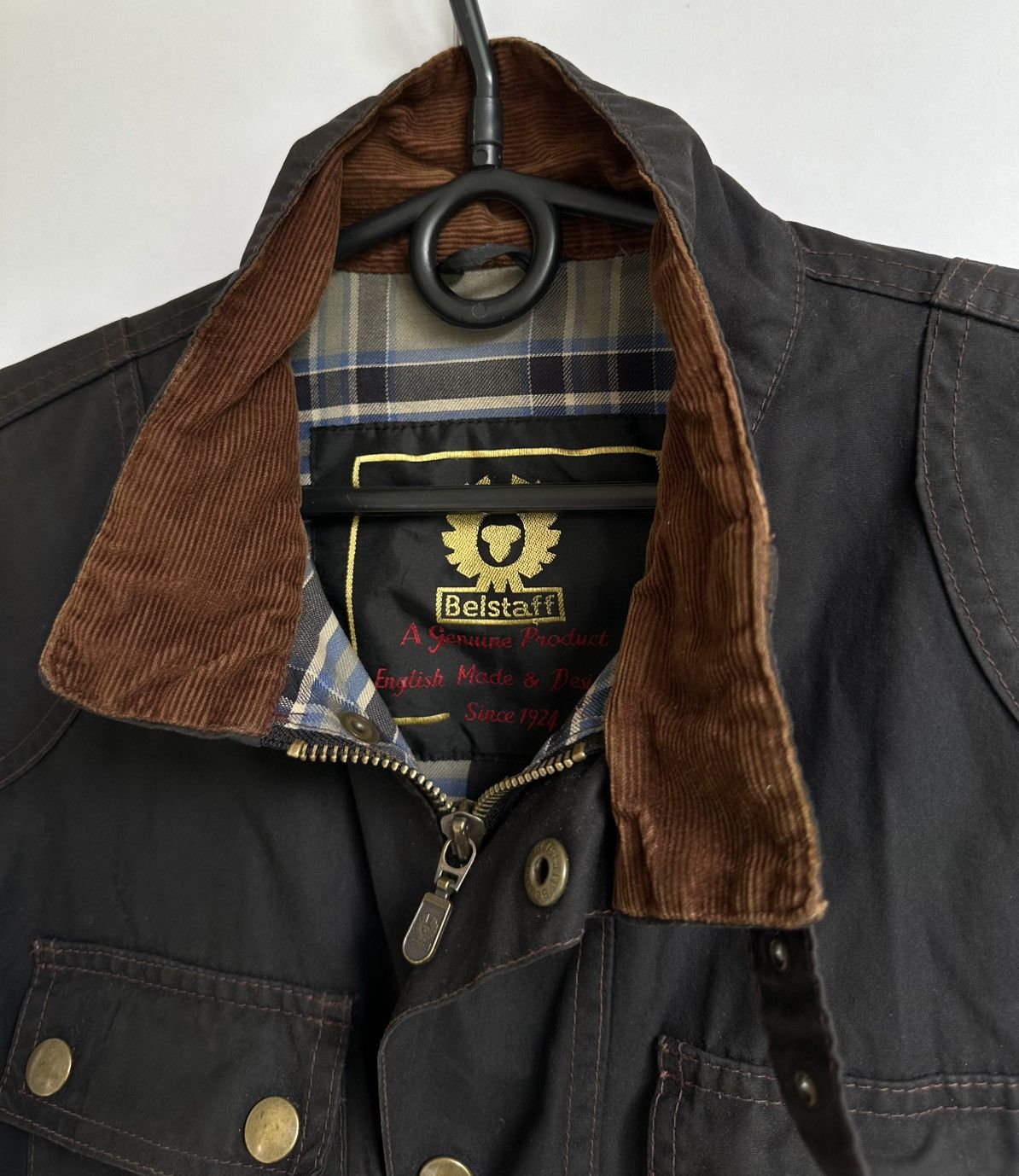 Belstaff Women's Belstaff Cougar Gold Label Waxed Biker Jacket Rare Size US L / EU 52-54 / 3 - 5 Thumbnail