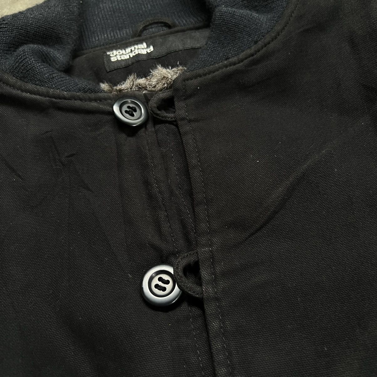 Journal Standard Journal Standard Japanese Fur Button Wool Jacket Size US L / EU 52-54 / 3 - 4 Thumbnail