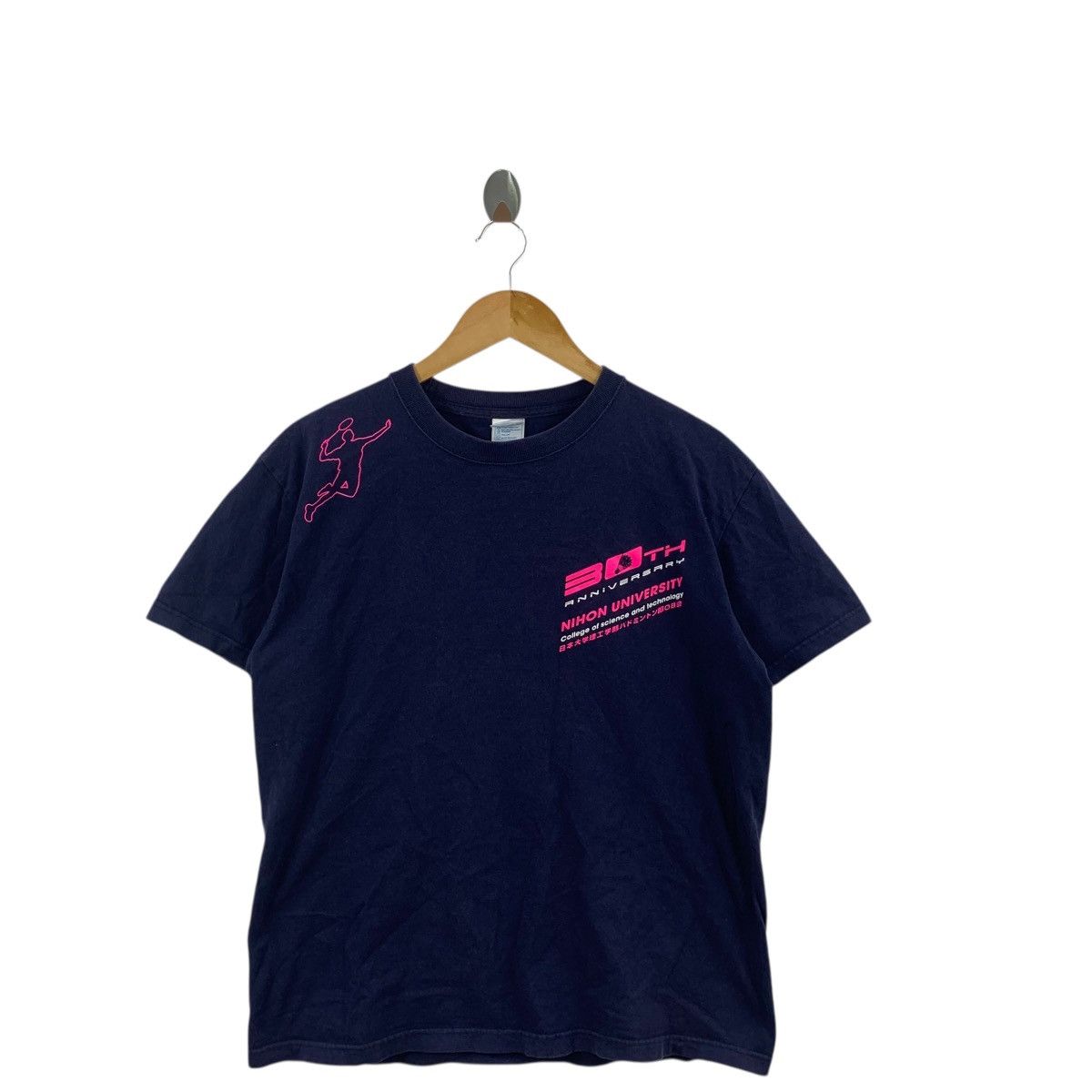 Other NIHON UNIVERSITY BADMINTON 30th Anniversary Tee Shirt Top Size L / US 10 / IT 46 - 3 Thumbnail