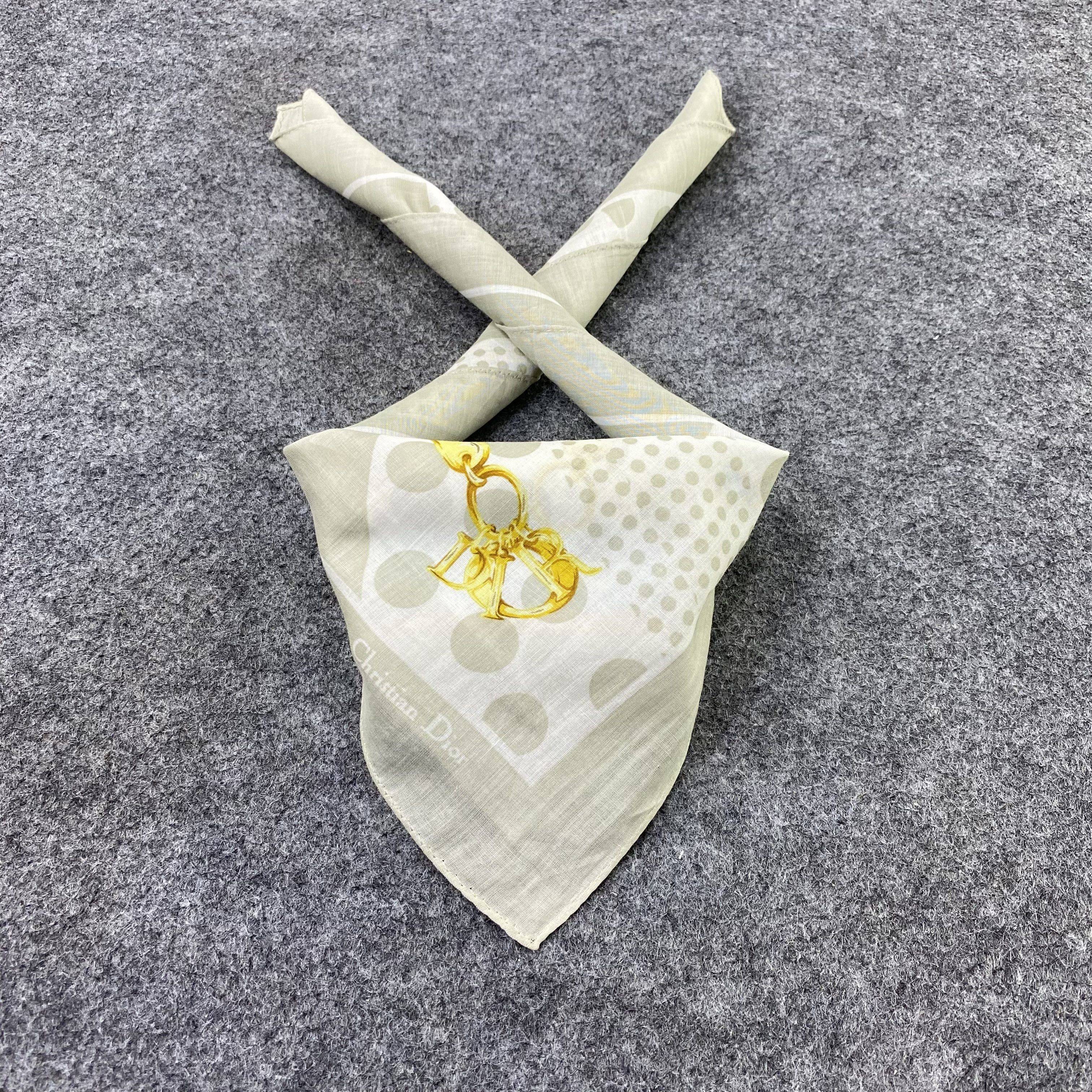 Vintage Christian Dior Handkerchief Neckerchief Bandana-B1901 Size ONE SIZE - 2 Thumbnail