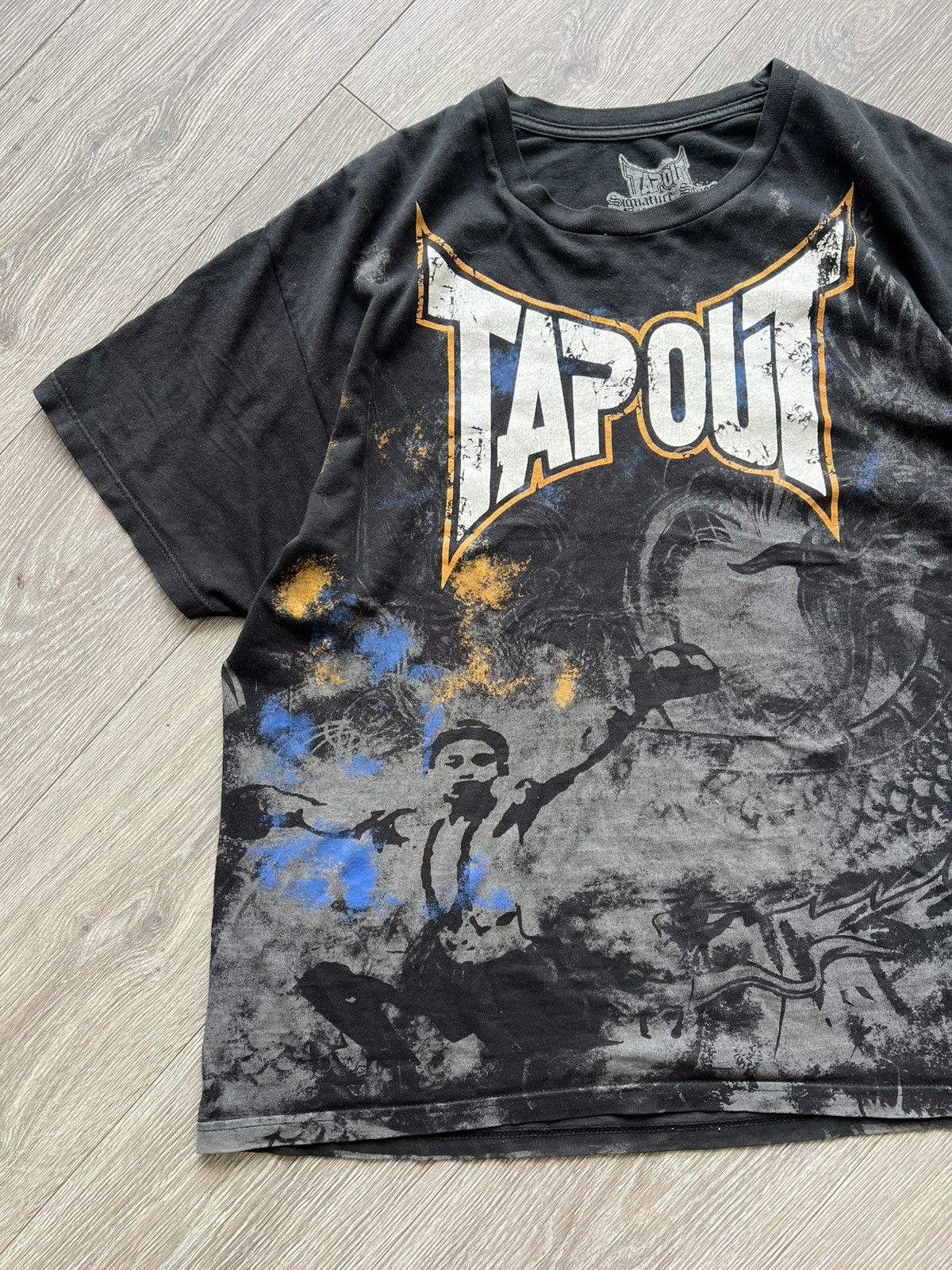 Vintage Vintage Tapout T-Shirt Size US XL / EU 56 / 4 - 4 Thumbnail