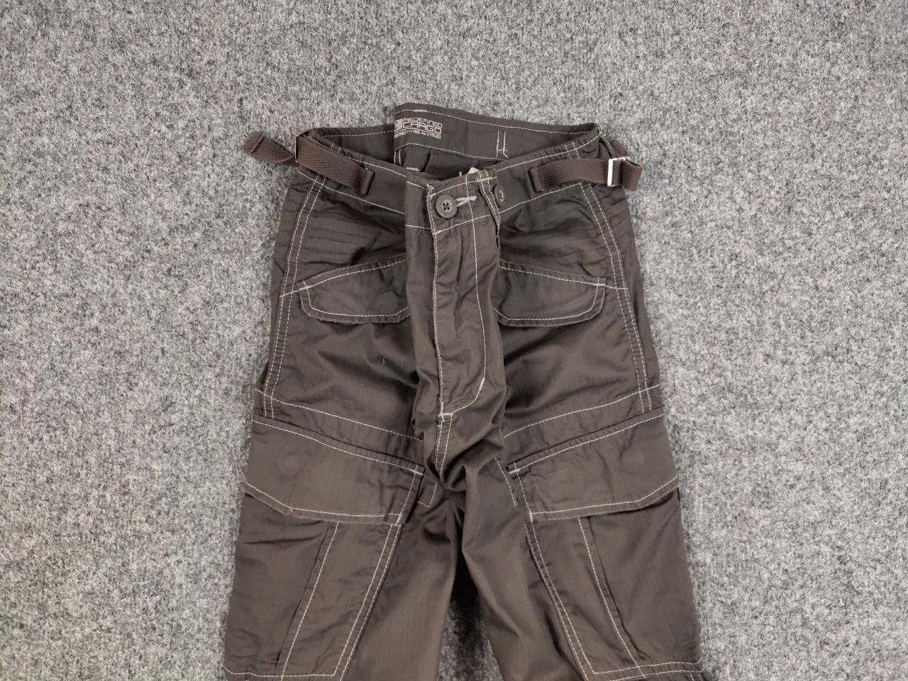 Japanese Brand Vintage 90's Japan Style Cargo Brown Pants Travis Scott Size US 31 - 7 Thumbnail