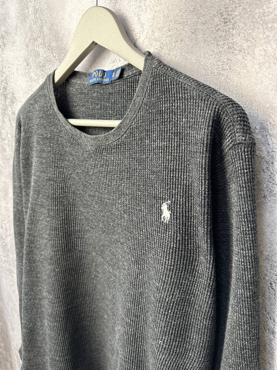 Polo Ralph Lauren × Ralph Lauren Polo Ralph Lauren Waffle Sweater Crew Neck Sweatshirt Size US XL / EU 56 / 4 - 6 Thumbnail