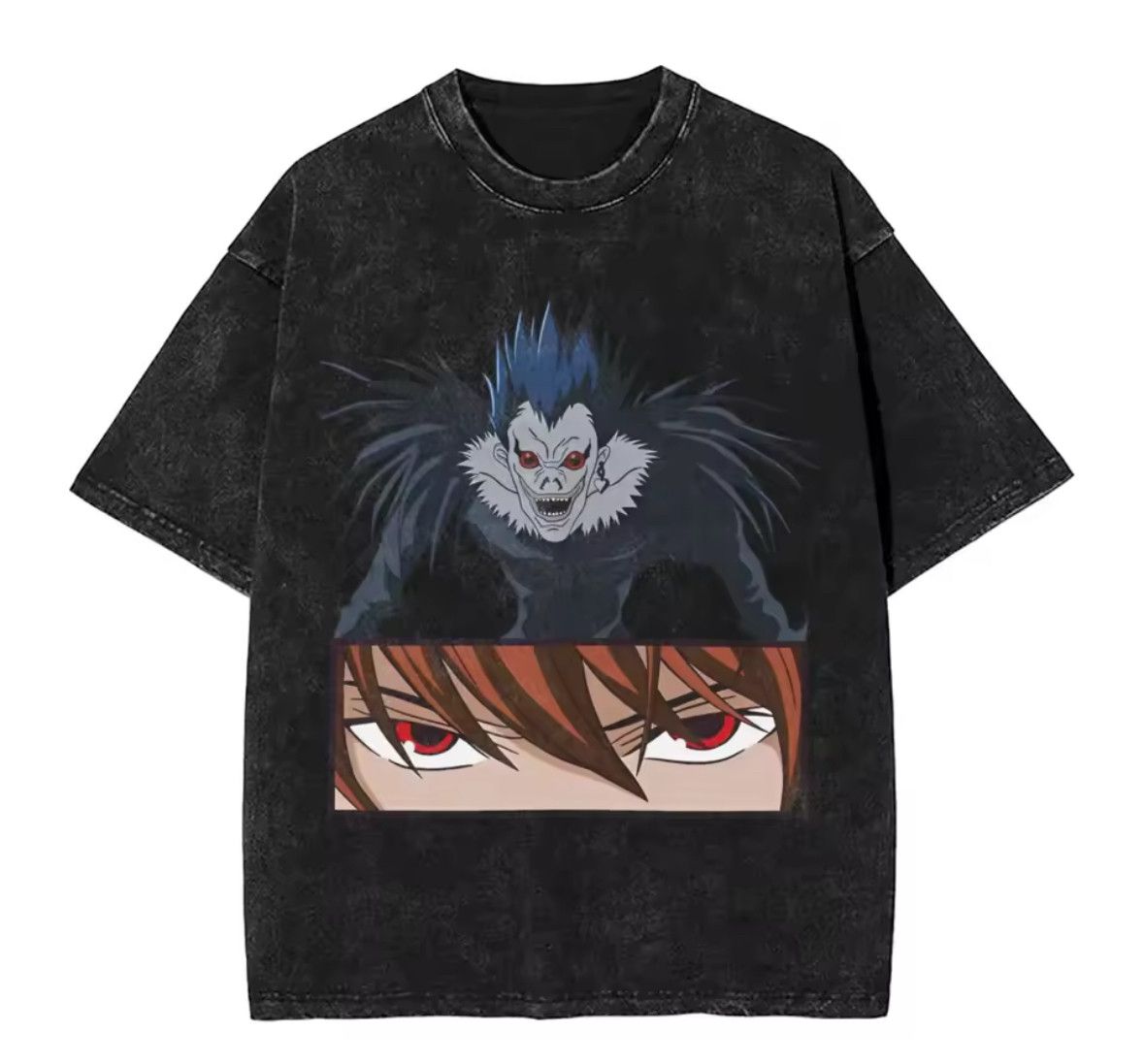 Japanese Brand Y2K Hip Hop Anime Death Monster Graffiti Washed T-Shirt Size US XL / EU 56 / 4 - 1 Thumbnail