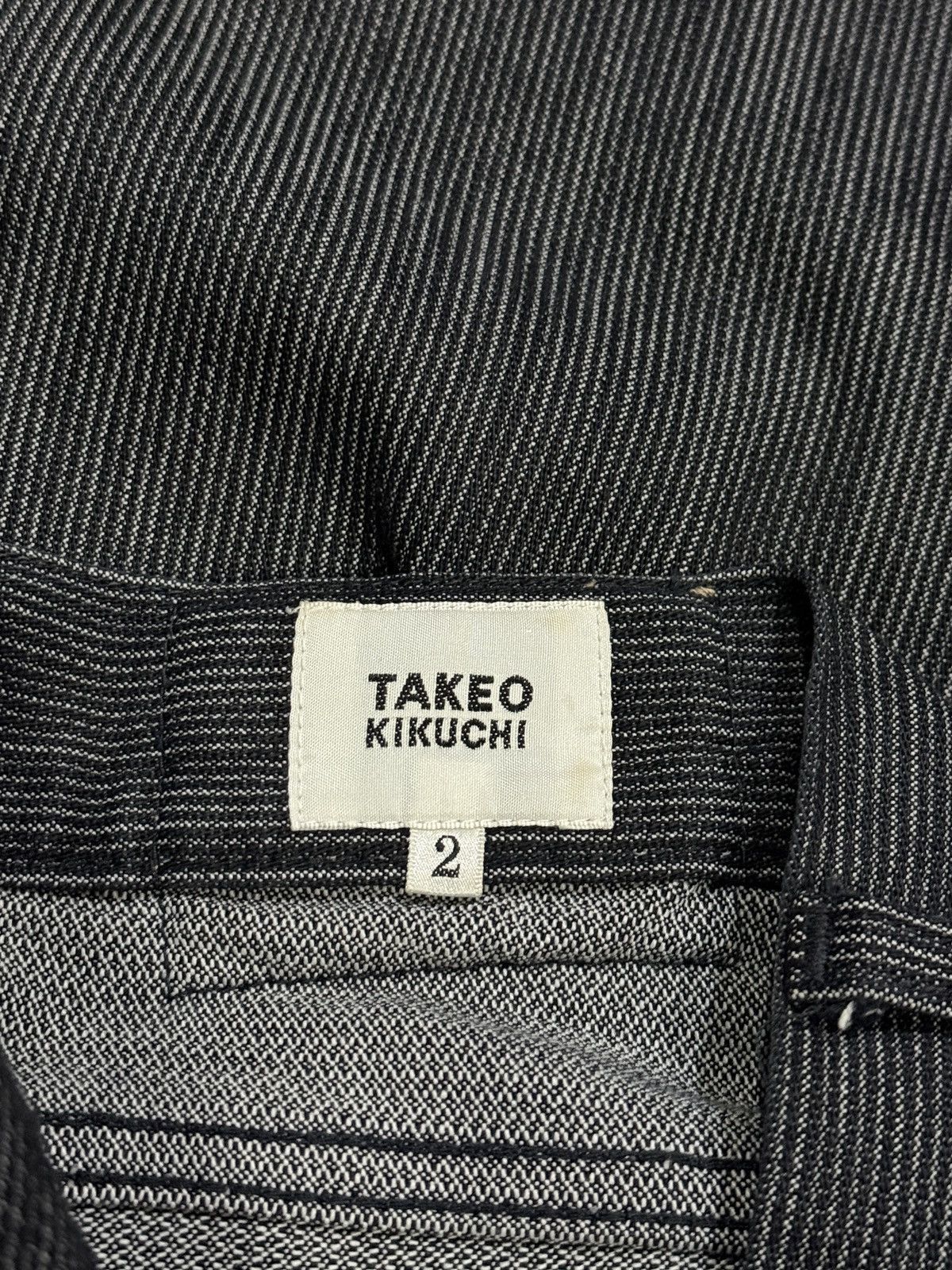 Takeo Kikuchi Very Rare Vintage Takeo Kikuchi Stripe Jean Size US 32 / EU 48 - 12 Thumbnail