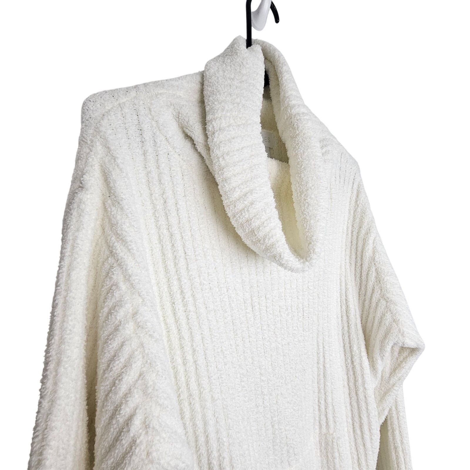 Soft Surroundings Softies Sweater S/M Marshmallow Slouch Comfy Turtleneck Size M / US 6-8 / IT 42-44 - 5 Thumbnail