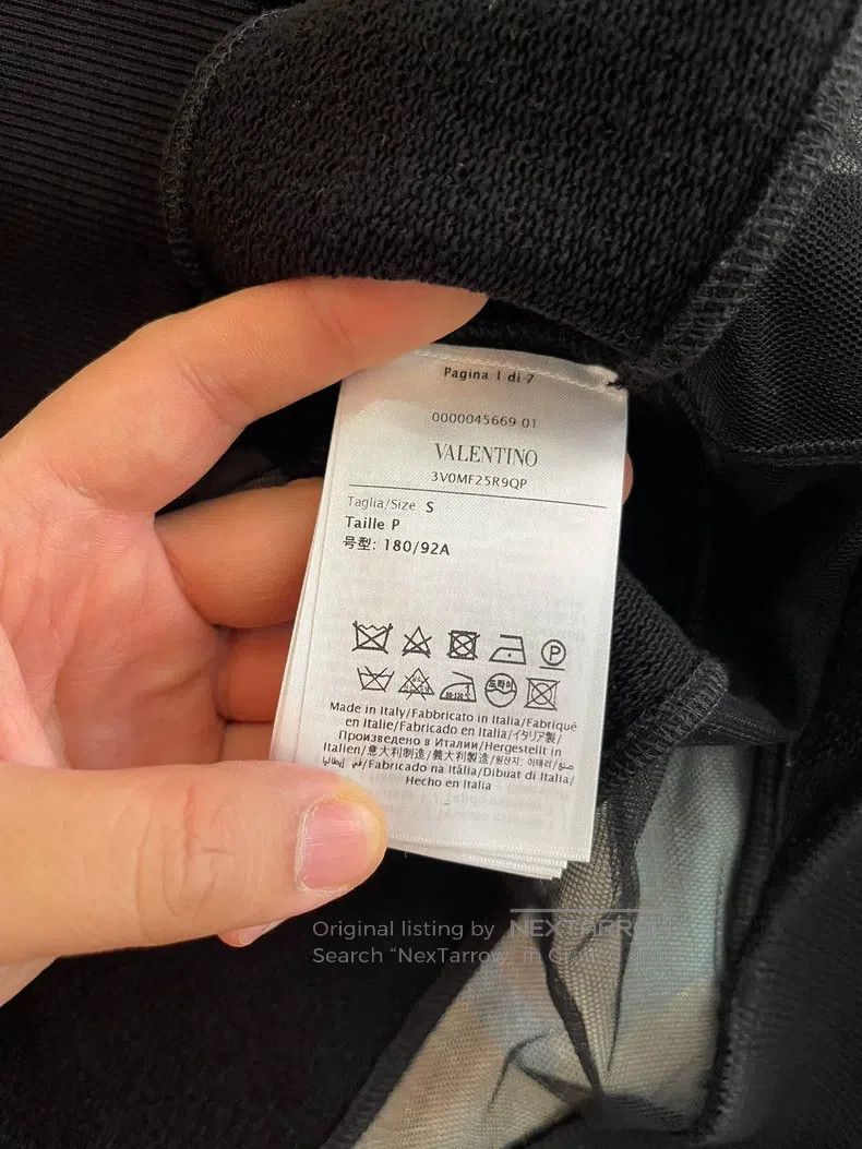 Valentino Valentino Patchwork mesh sweatshirt Size US S / EU 44-46 / 1 - 3 Thumbnail