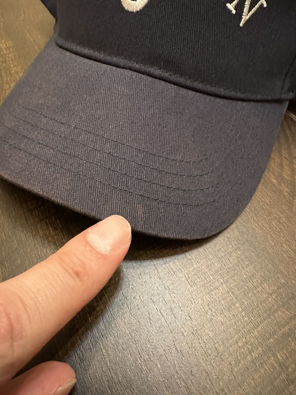 True Religion True Religion Hat Cap Embroidered Snapback Navy Blue Size ONE SIZE - 2 Thumbnail