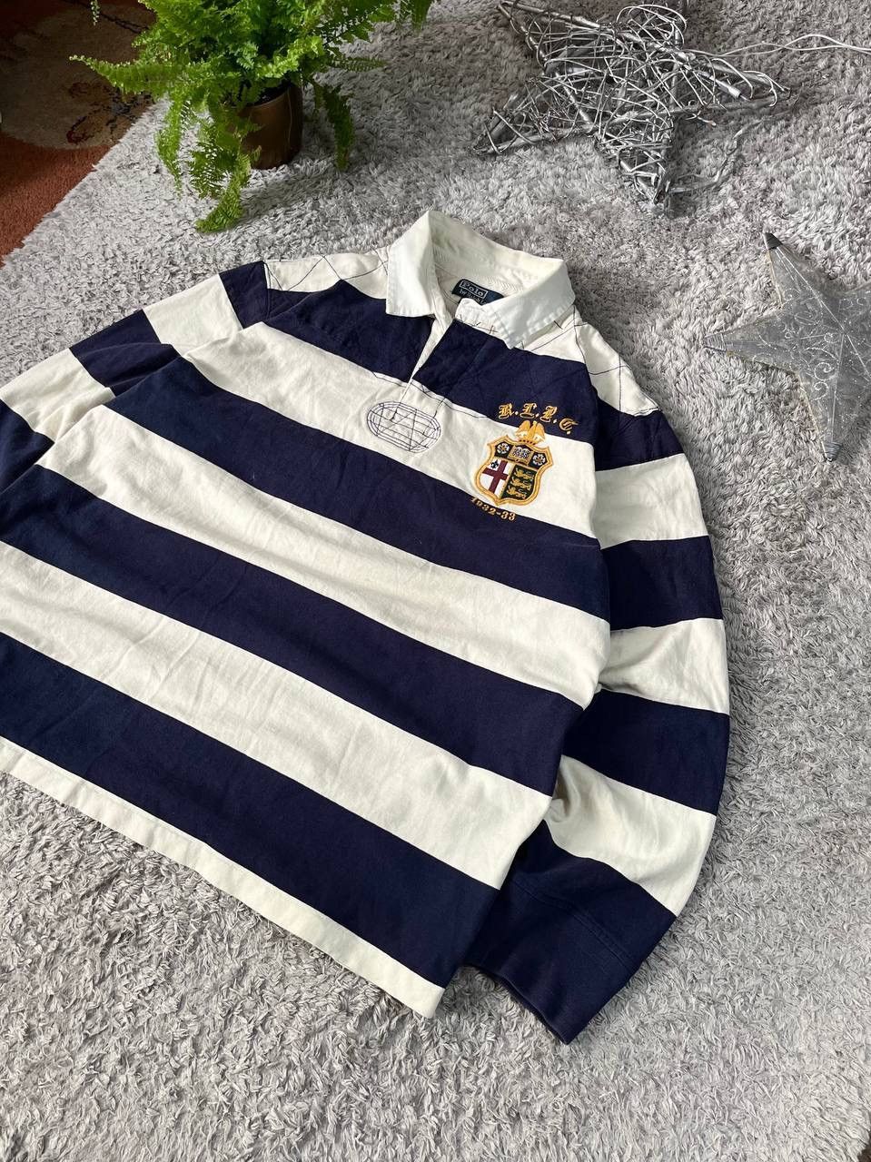 Polo Ralph Lauren × Vintage 00s Polo Ralph Lauren Long-Sleeve #5 Chief Keef Rare Size US XL / EU 56 / 4 - 6 Thumbnail