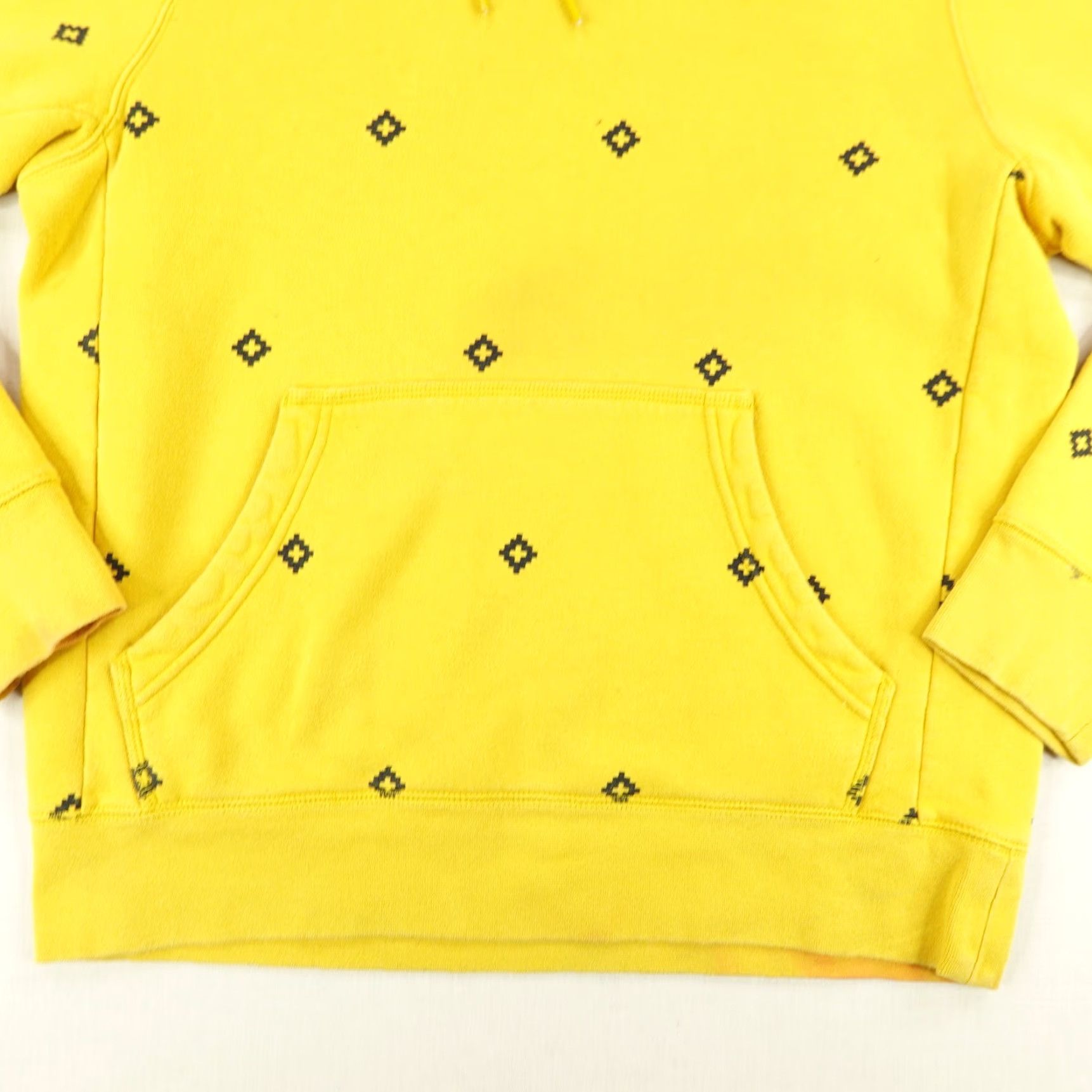 Nike NIKE Hoodie Mens Medium Yellow Black SB Icon Diamond Skateboarding Sweatshirt Pullover Hooded Pockets Regular 90s Concert Western Mens Size US M / EU 48-50 / 2 - 5 Thumbnail