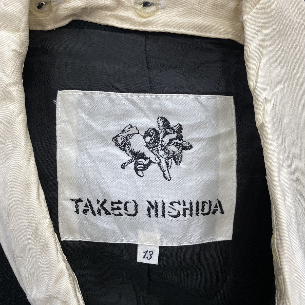 Japanese Brand TAKEO NISHIDA Japanese Brand Double Color Blazer Tweed Coat Size M / US 6-8 / IT 42-44 - 3 Thumbnail