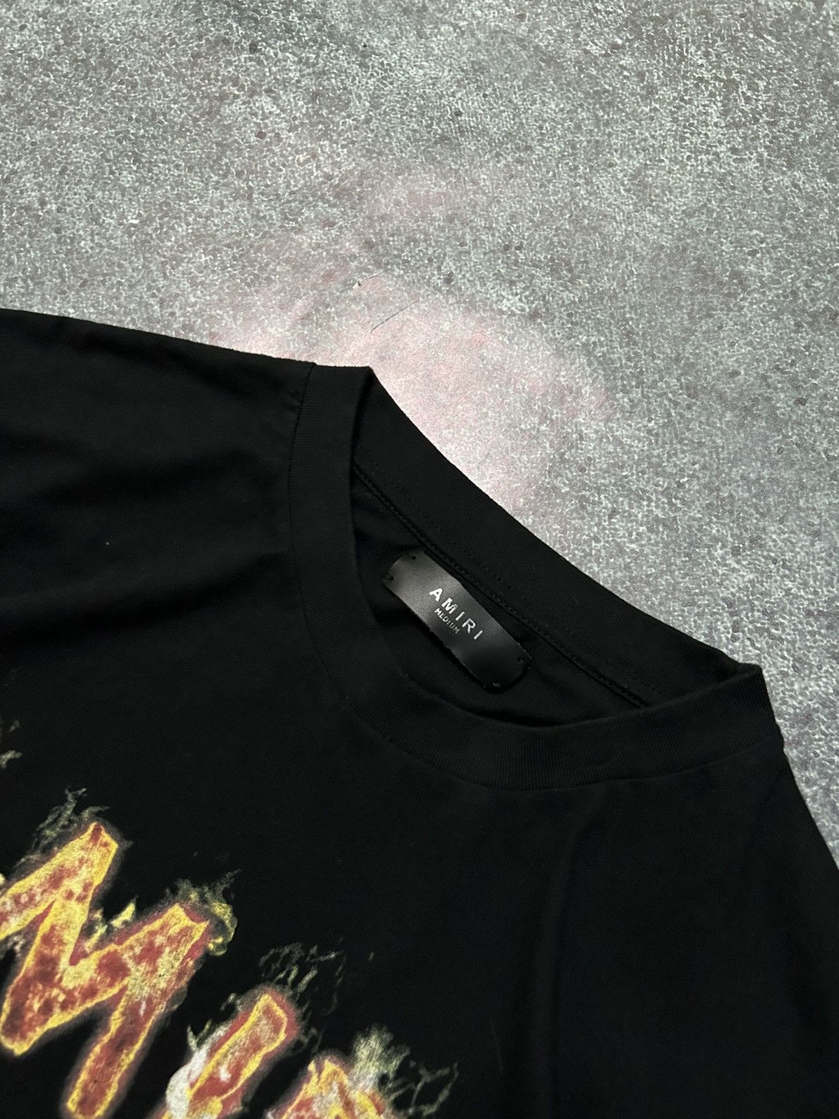 Amiri T-SHIRT AMIRI FLAME Size US M / EU 48-50 / 2 - 4 Thumbnail