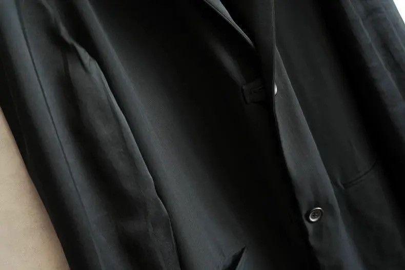 Yohji Yamamoto Yohji Yamamoto Pour Homme AW98 Reversible Silk Blazer Size US M / EU 48-50 / 2 - 3 Thumbnail