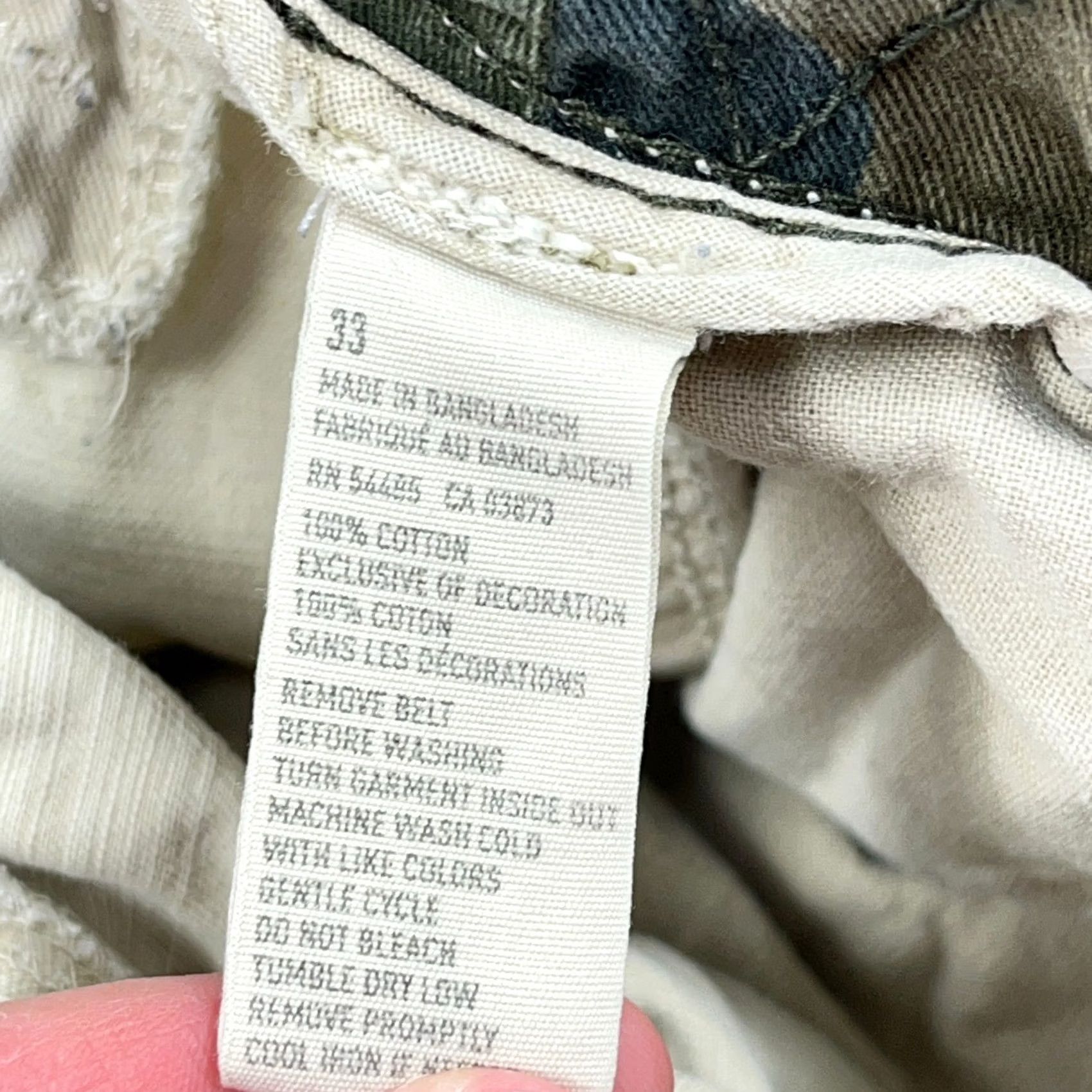 American Eagle Outfitters American Eagle Cargo Shorts Men 33 Tan Khaki Vintage Y2K Retro Longer Length Size US 33 - 4 Thumbnail