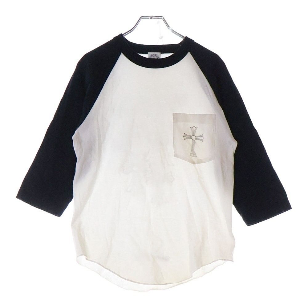 トップス Chrome Hearts print cross raglan tee Chrome Hearts Cross Flame Printing Short Sleeve Tee - SRM