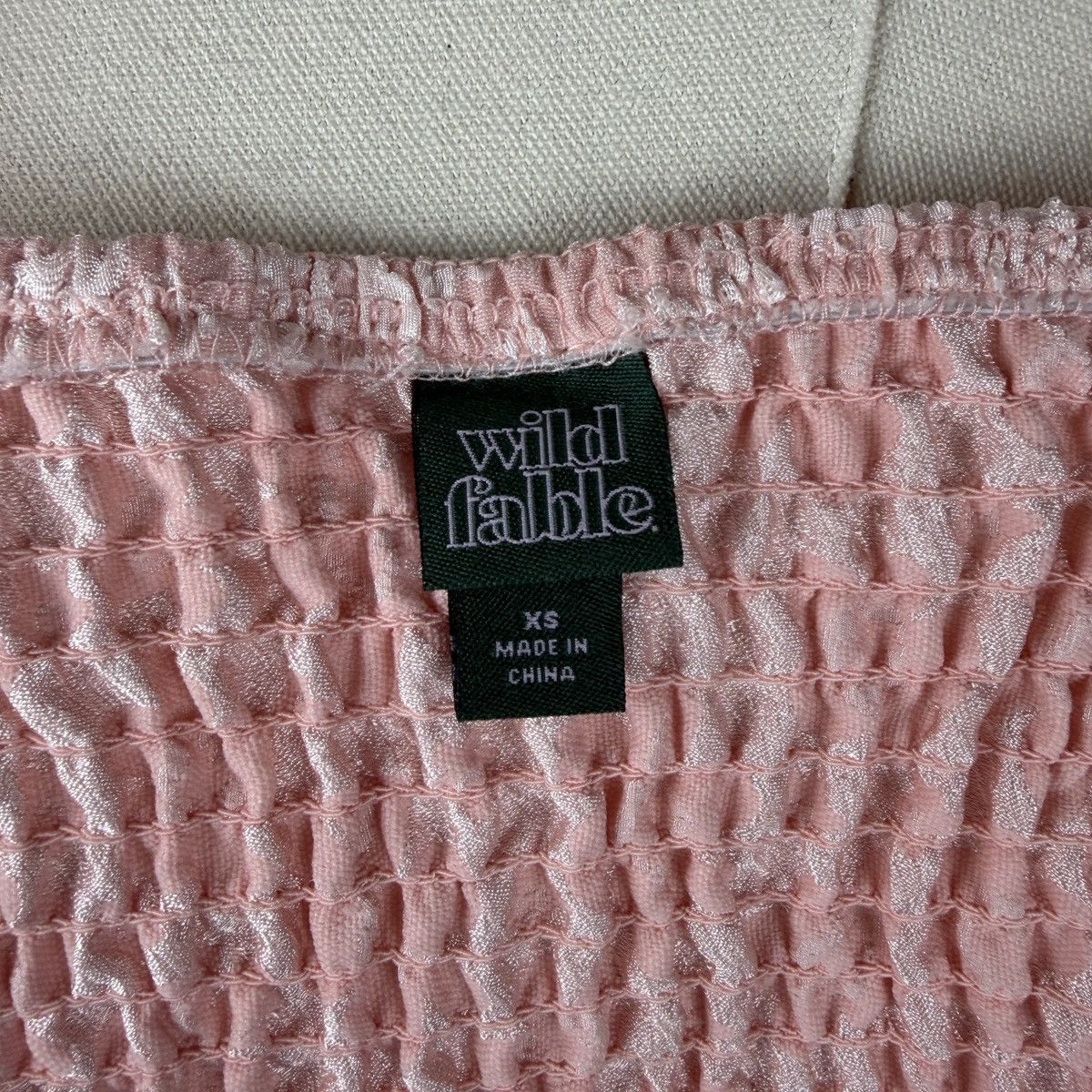 Other Wild fable light pink floral corset tank Size XS / US 0-2 / IT 36-38 - 4 Thumbnail