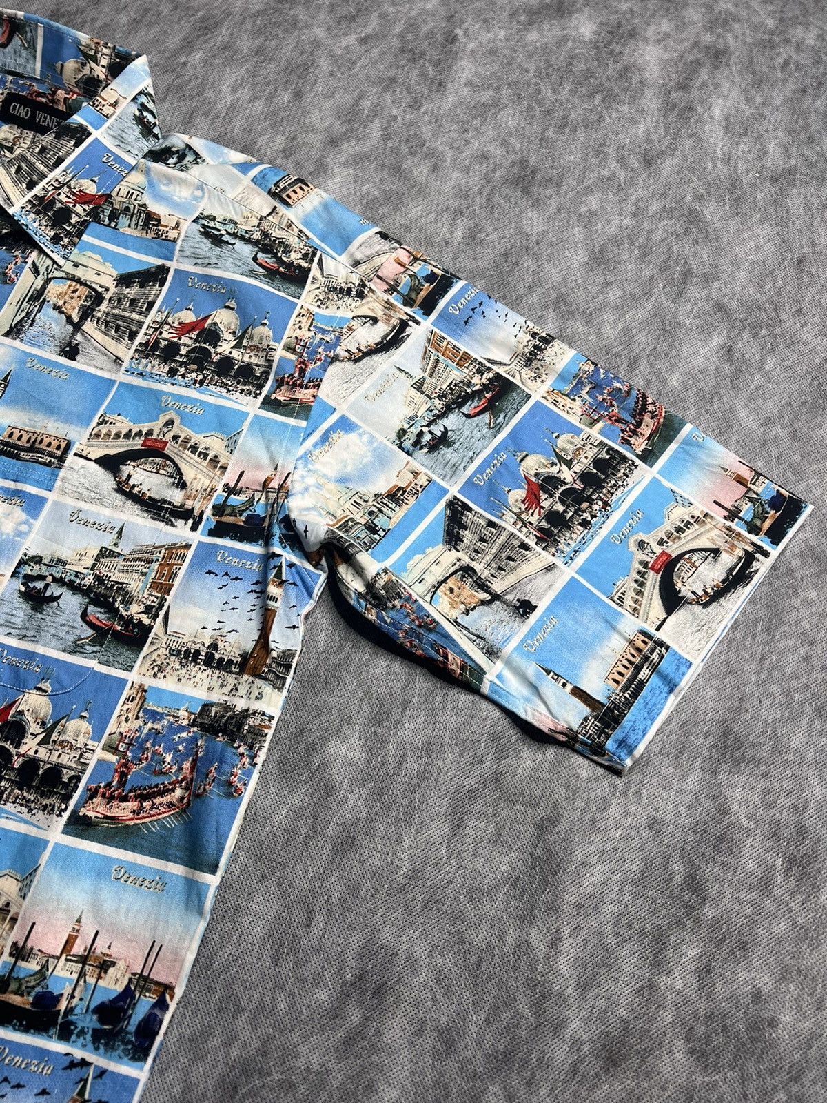 Vintage Ciao Venezia Palm Springs all over print button us Size US XL / EU 56 / 4 - 3 Thumbnail