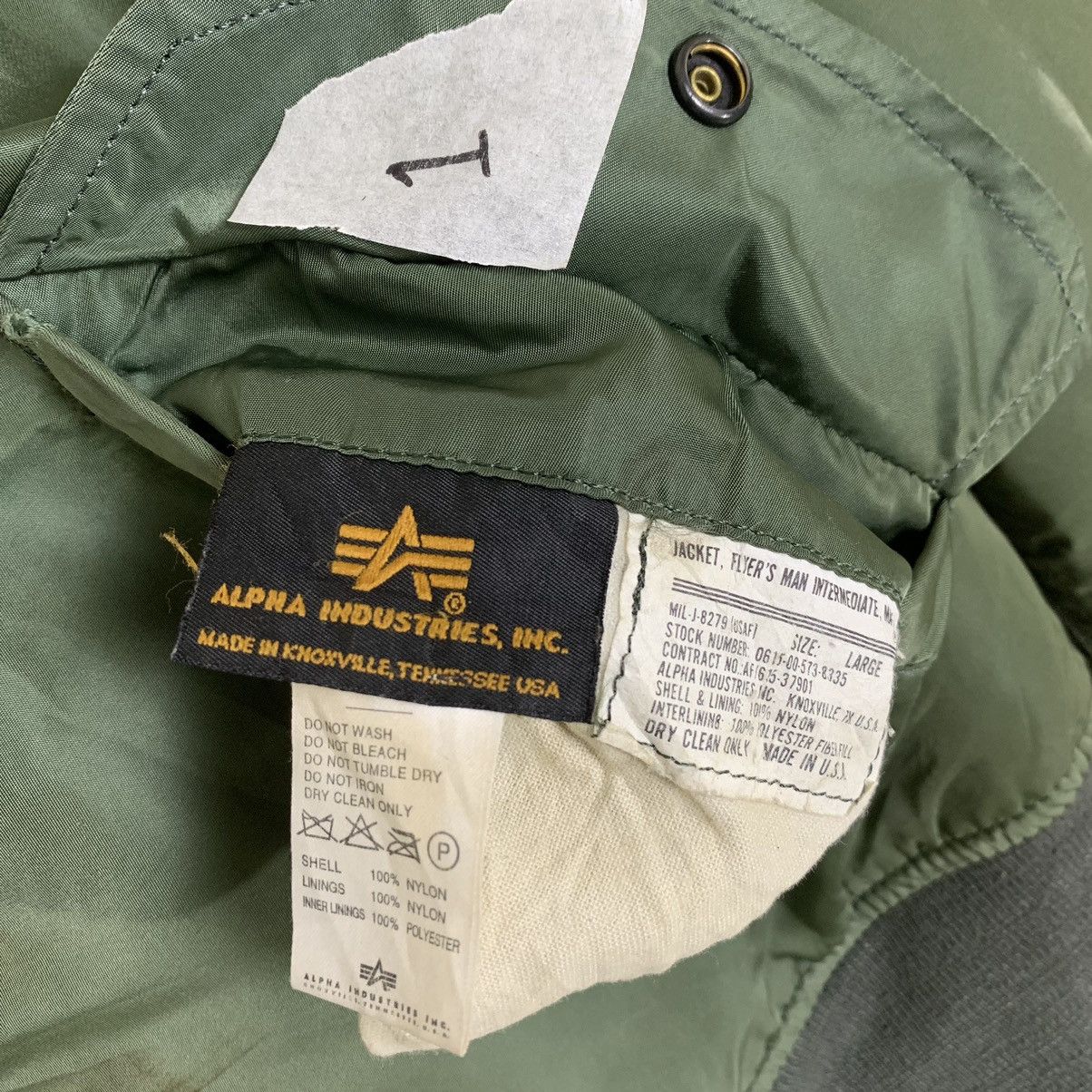 Alpha Industries Alpha Industries Flight Jacket Alpha Bomber Jacket Size US L / EU 52-54 / 3 - 13 Thumbnail