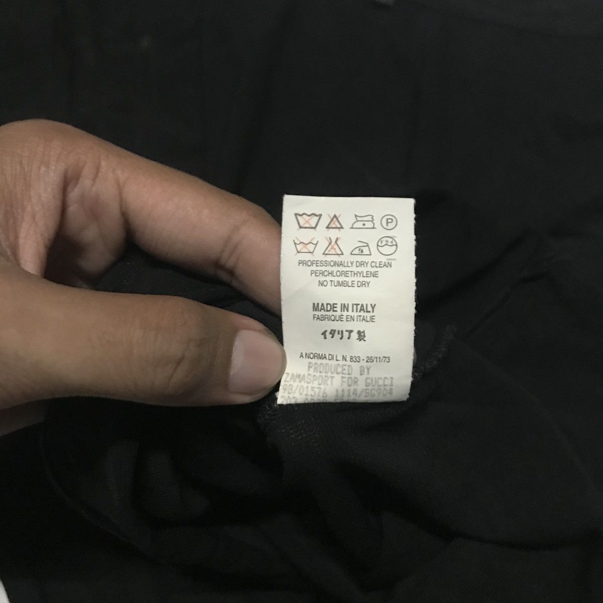 Gucci Gucci Black Viscose Assymetric Design Long Sleeve Size XS / US 0-2 / IT 36-38 - 6 Thumbnail
