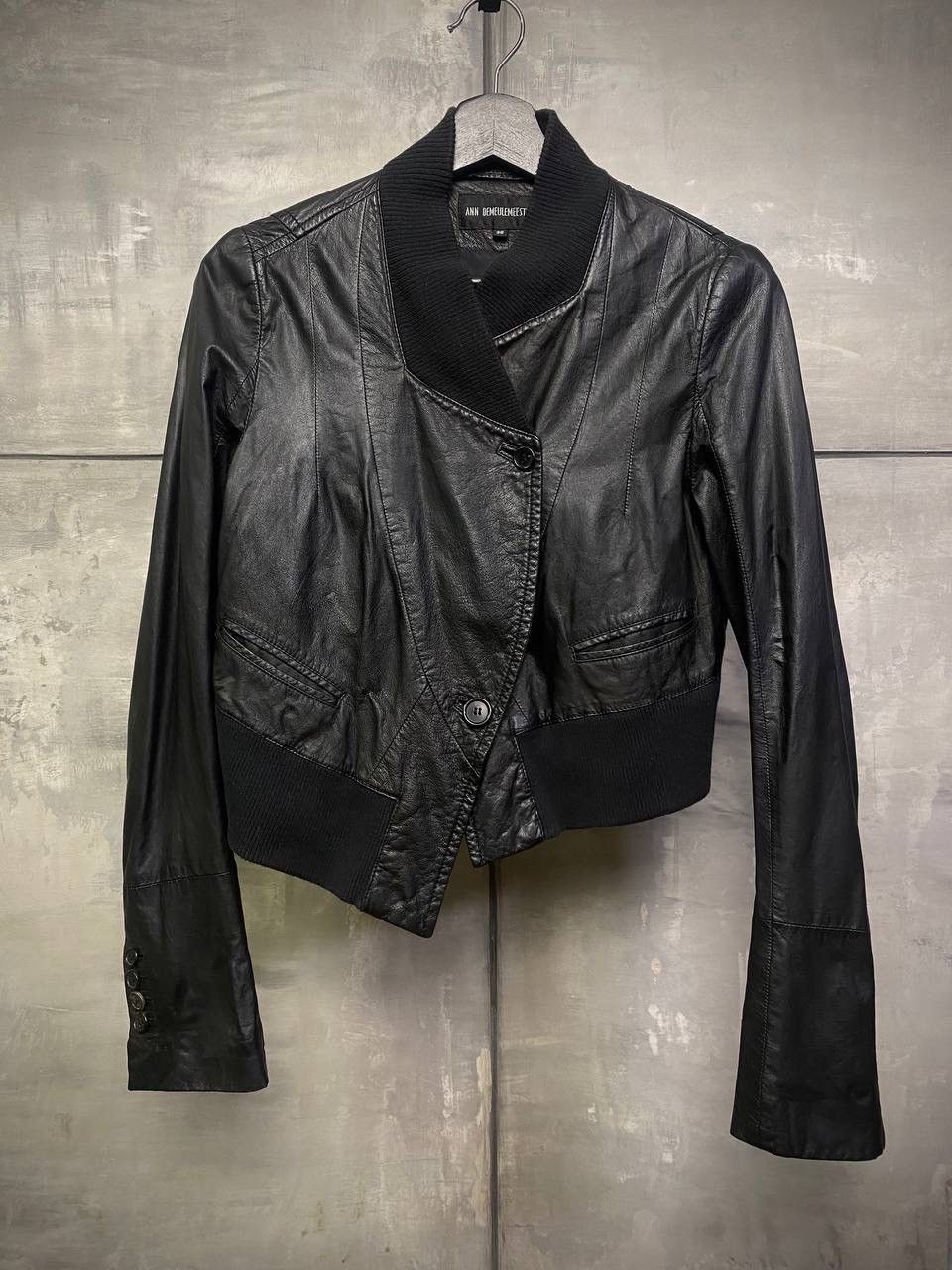Ann Demeulemeester FW99 Leather Jacket | Grailed