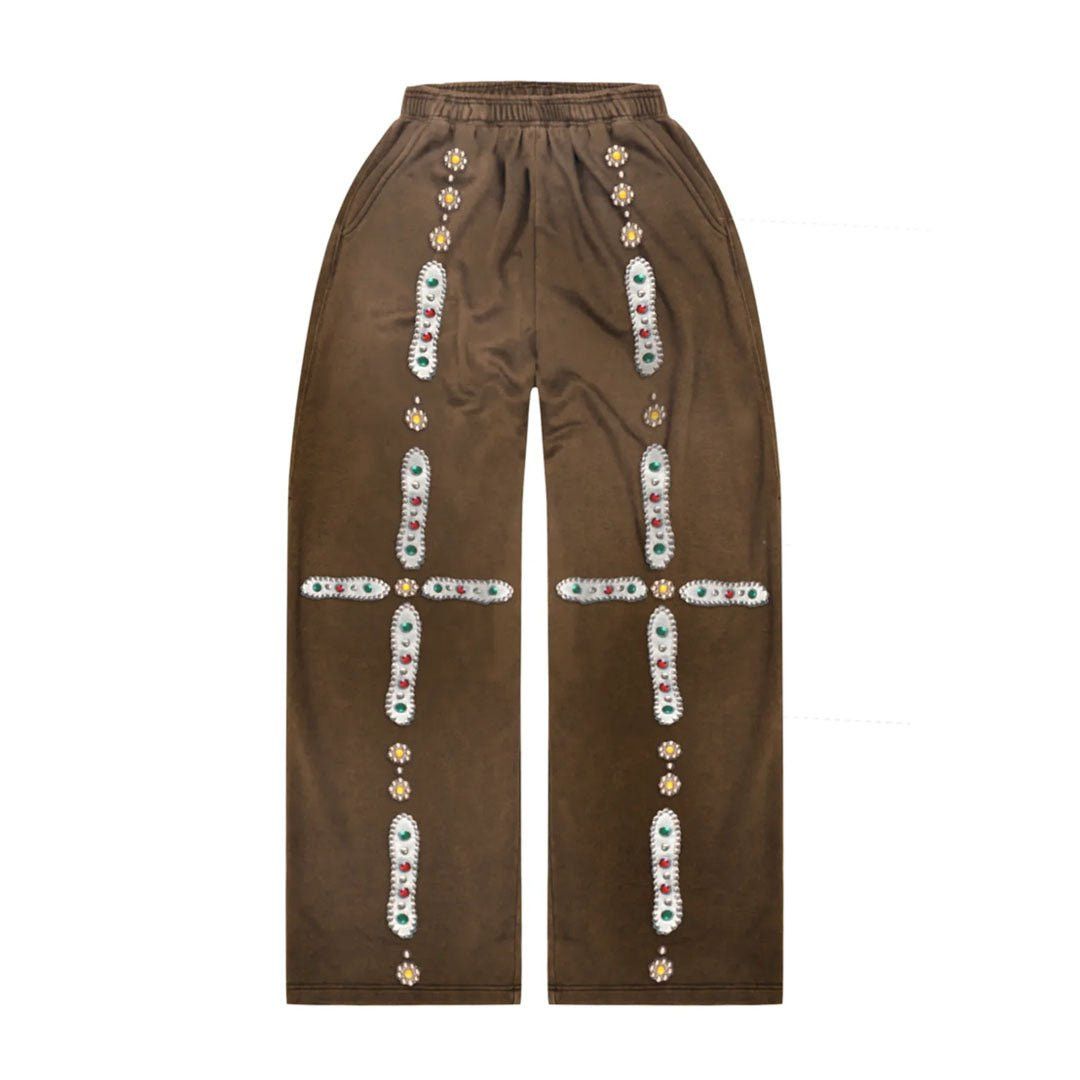 Bravest Studios Bravest Brown Sapphire Baggy Sweatpants Size US 30 / EU 46 - 1 Thumbnail