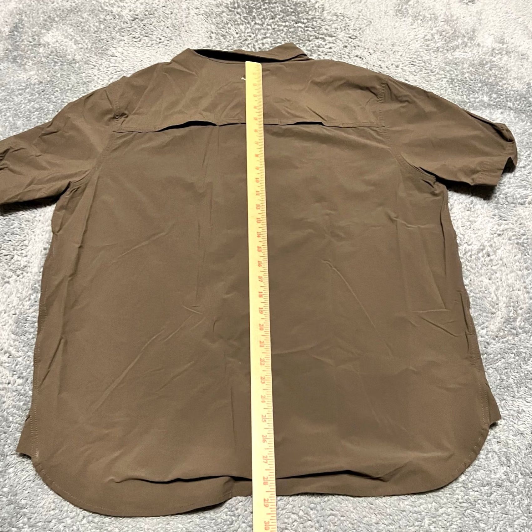 Gramicci Gramicci Shirt Mens 2XL Brown Camp Short Sleeve Nylon Vented Hiking Gorpcore Size US XXL / EU 58 / 5 - 6 Thumbnail