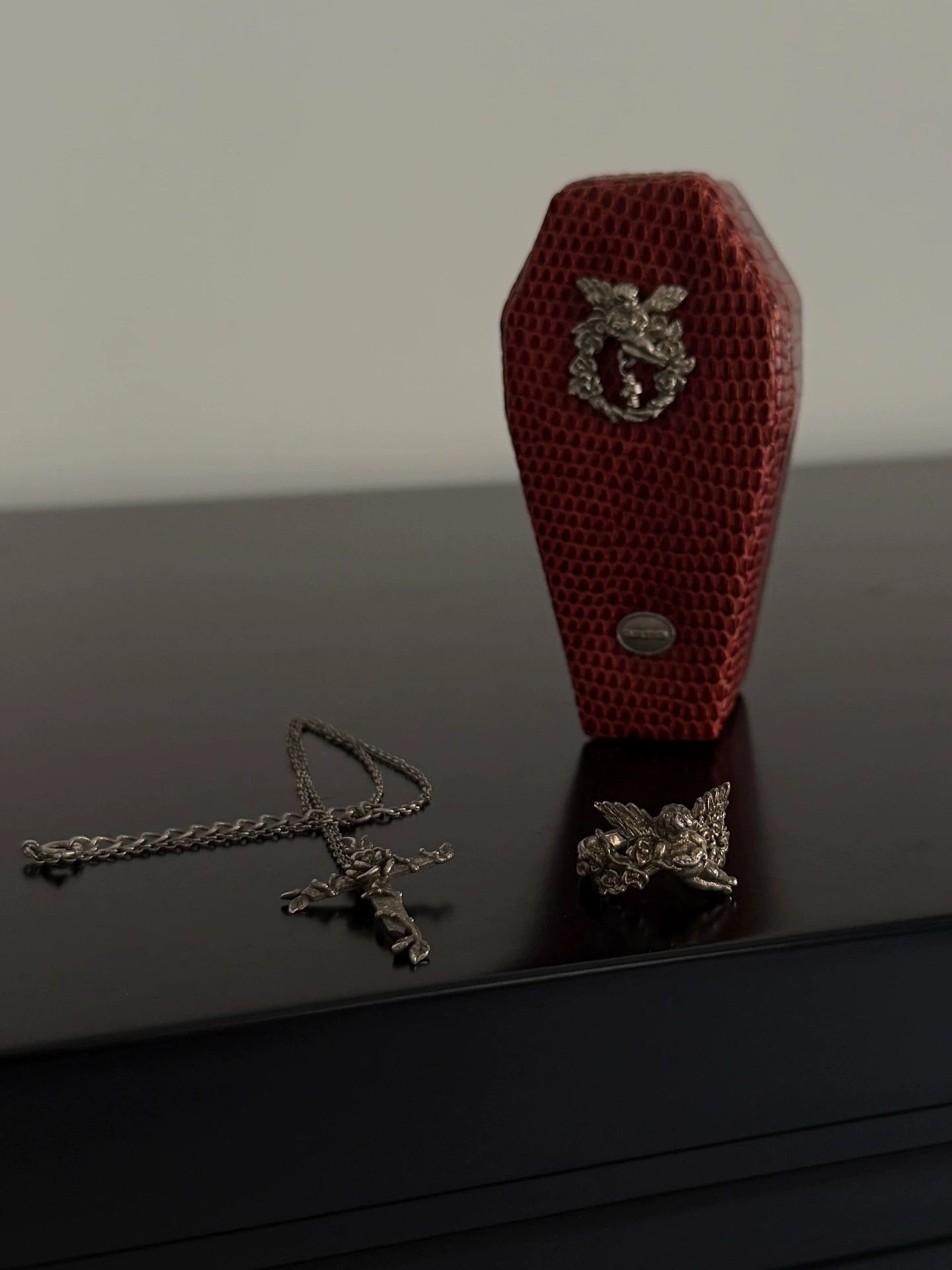 Jean Paul Gaultier JPG Runway Thorn Angel Rose NR Rare Silver Archive Size ONE SIZE - 2 Thumbnail