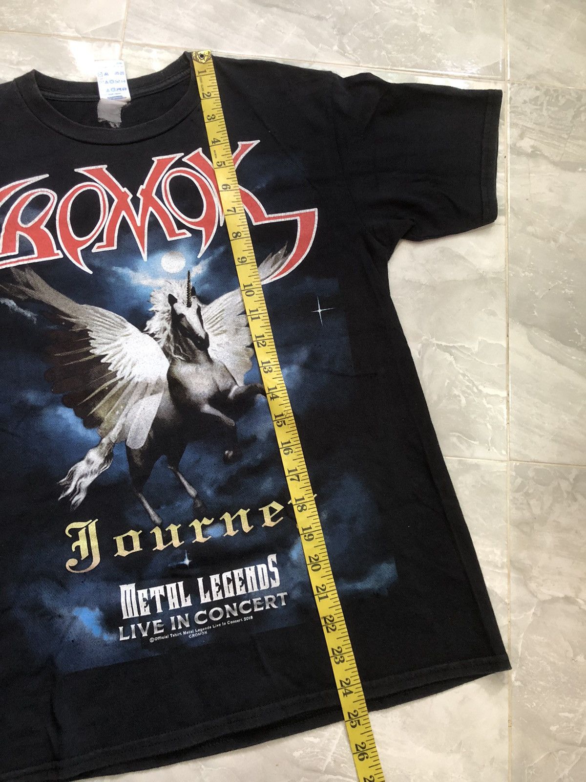 Band Tees Cromok Journey Metal Legends Concert Tee 2018 Size US S / EU 44-46 / 1 - 11 Thumbnail