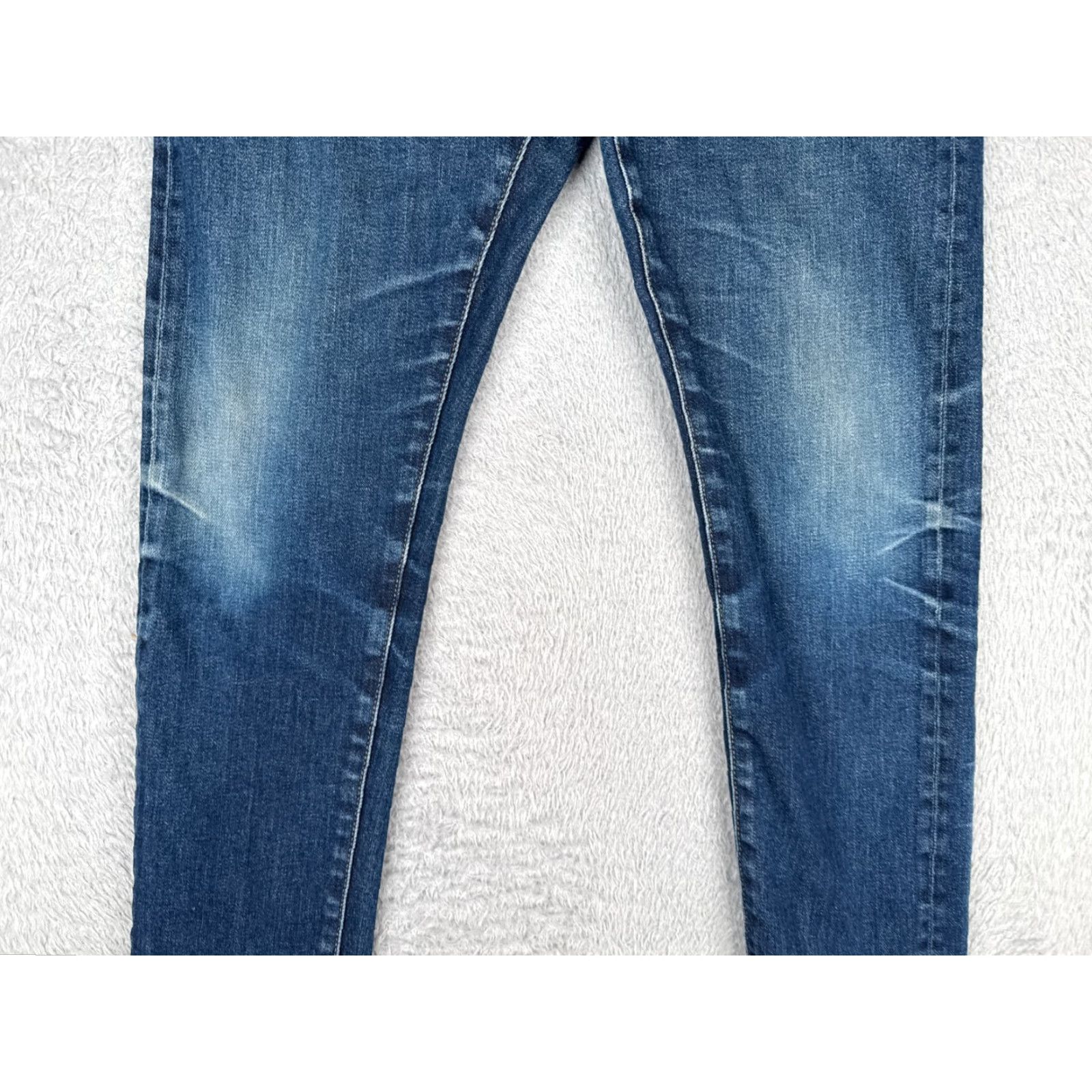 Uniqlo Uniqlo Jeans Mens 34x32 Blue Denim Skinny Zip Fly Mid Rise Cotton Blend Size US 34 / EU 50 - 3 Thumbnail