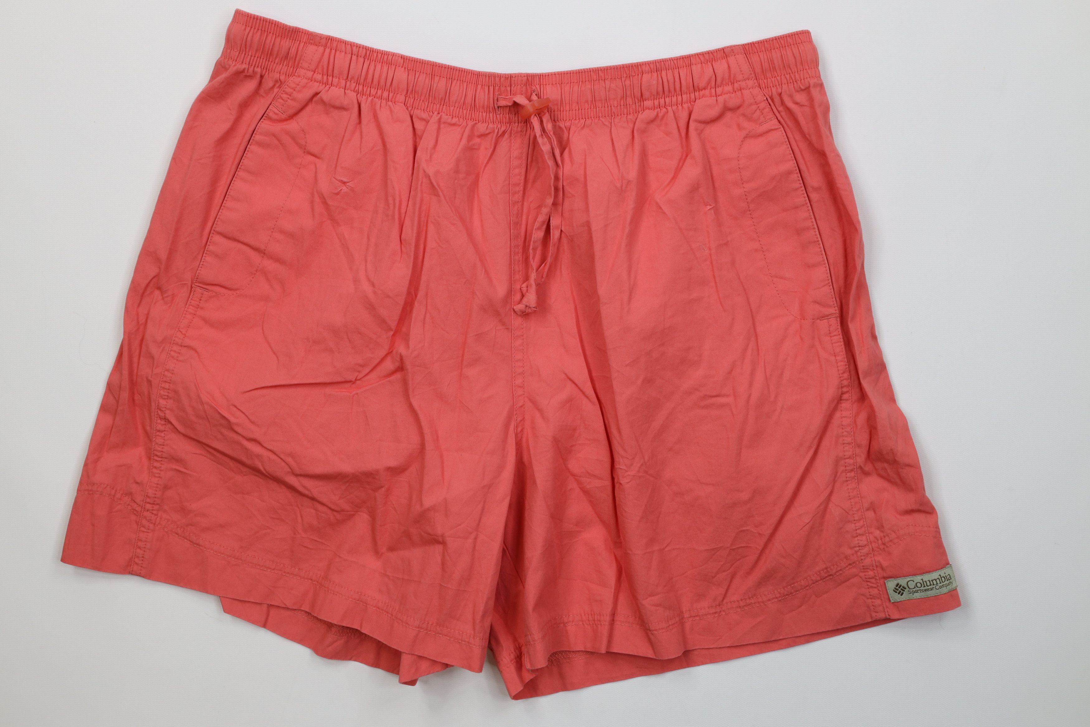 Columbia Vintage 90s Y2K Columbia Trekking Hiking Shorts Pink Cotton Size 32" / US 10 / IT 46 - 1 Thumbnail