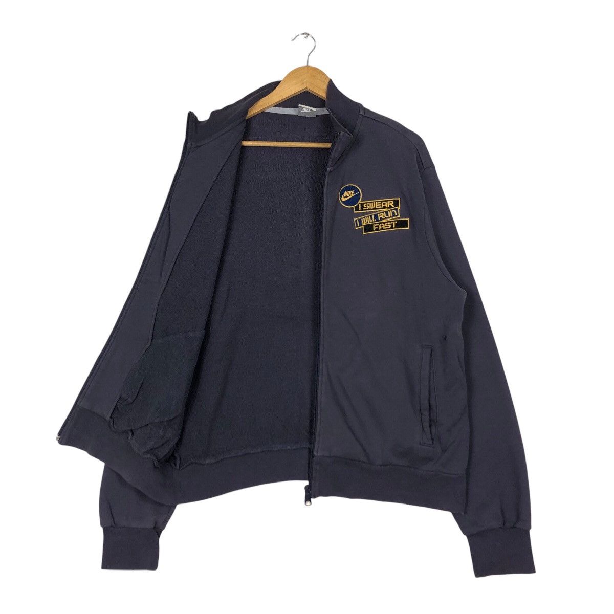 Japanese Brand × Nike I swear I will Run Fast Nike Sweater Jacket Rare Size US M / EU 48-50 / 2 - 9 Thumbnail