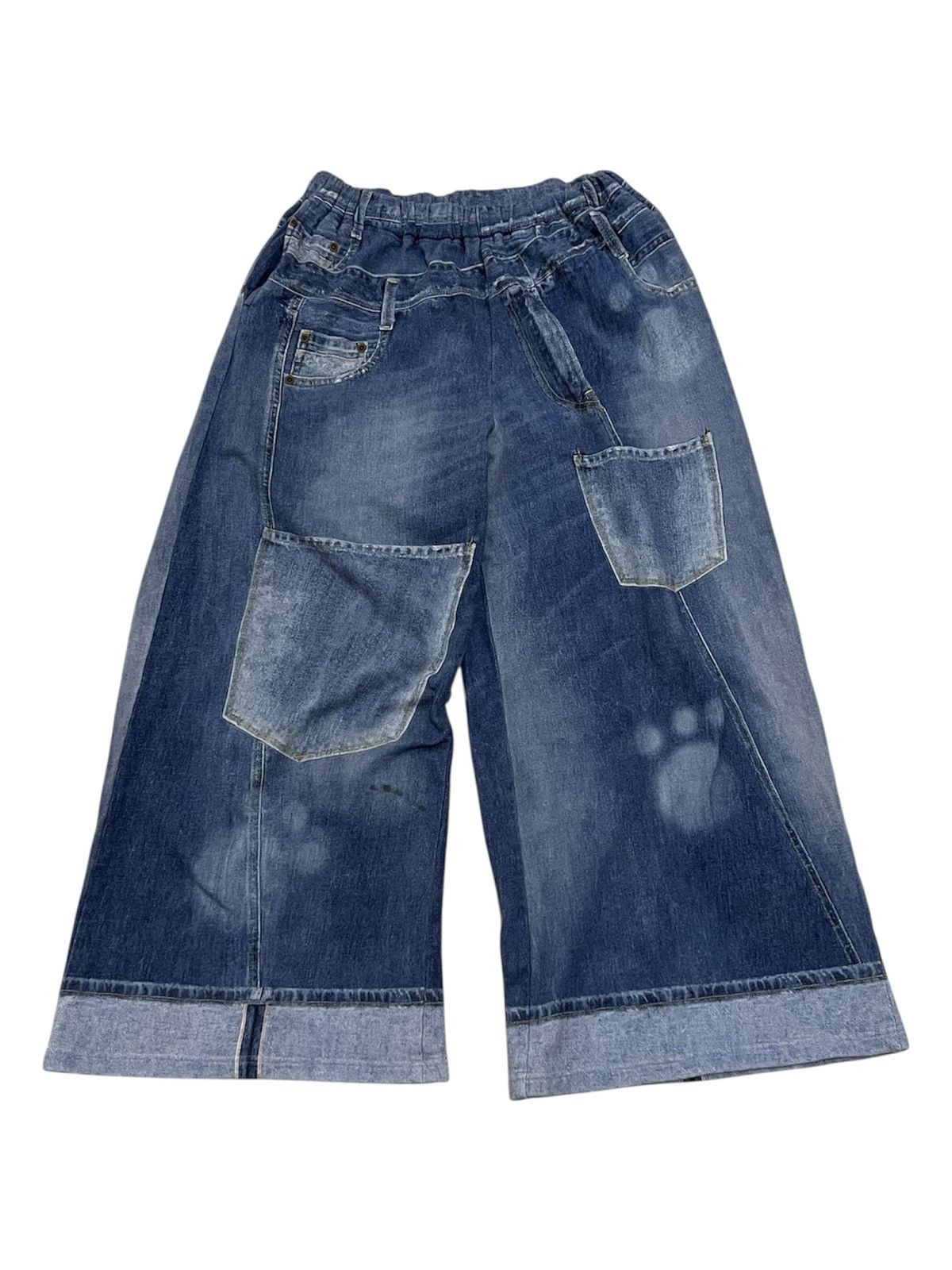 Tsumori Chisato Tsumori chisato Issey miyake wide pants Denim Print Size 26" / US 2 / IT 38 - 1 Thumbnail